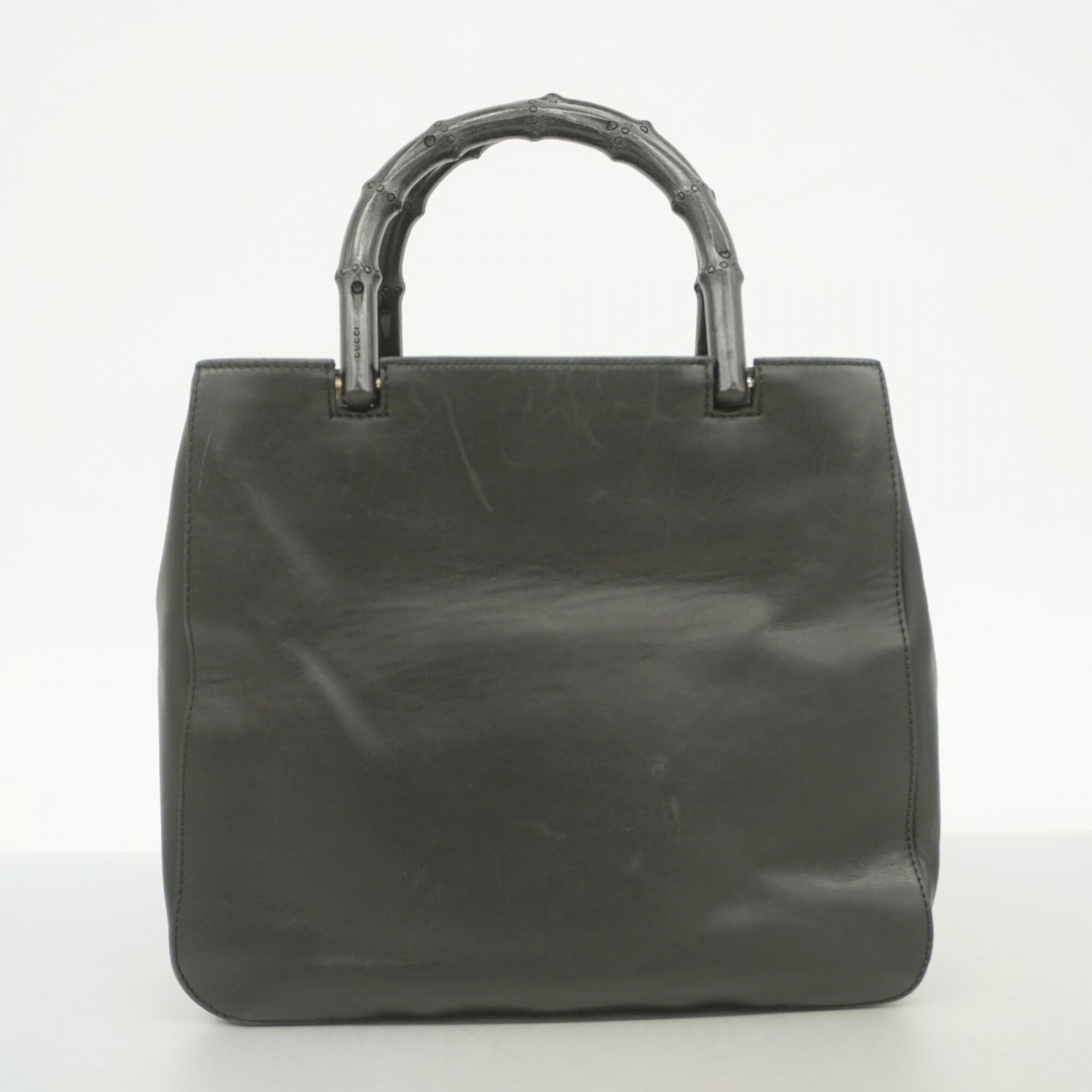 Gucci Black Leather Handbag (Pre-Owned)