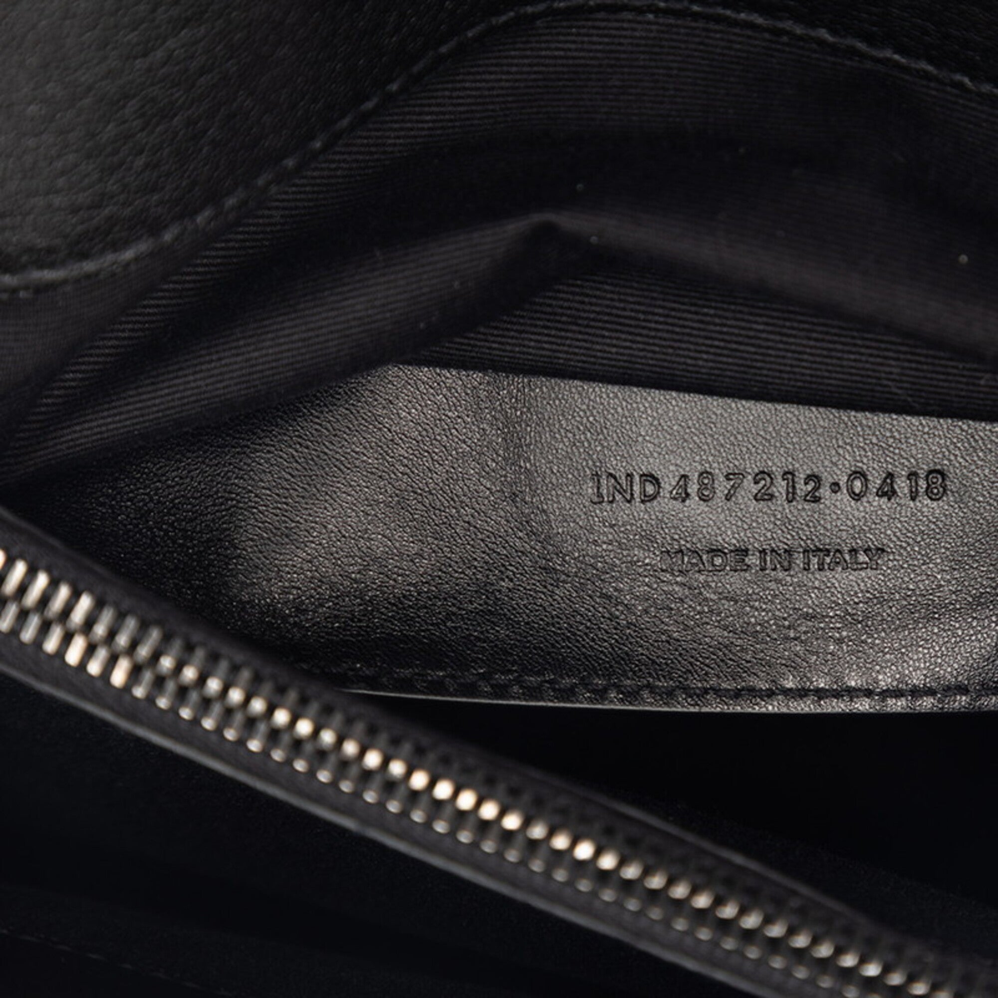 Saint Laurent Black Leather Handbag Shoulder Bag (Pre-Owned)
