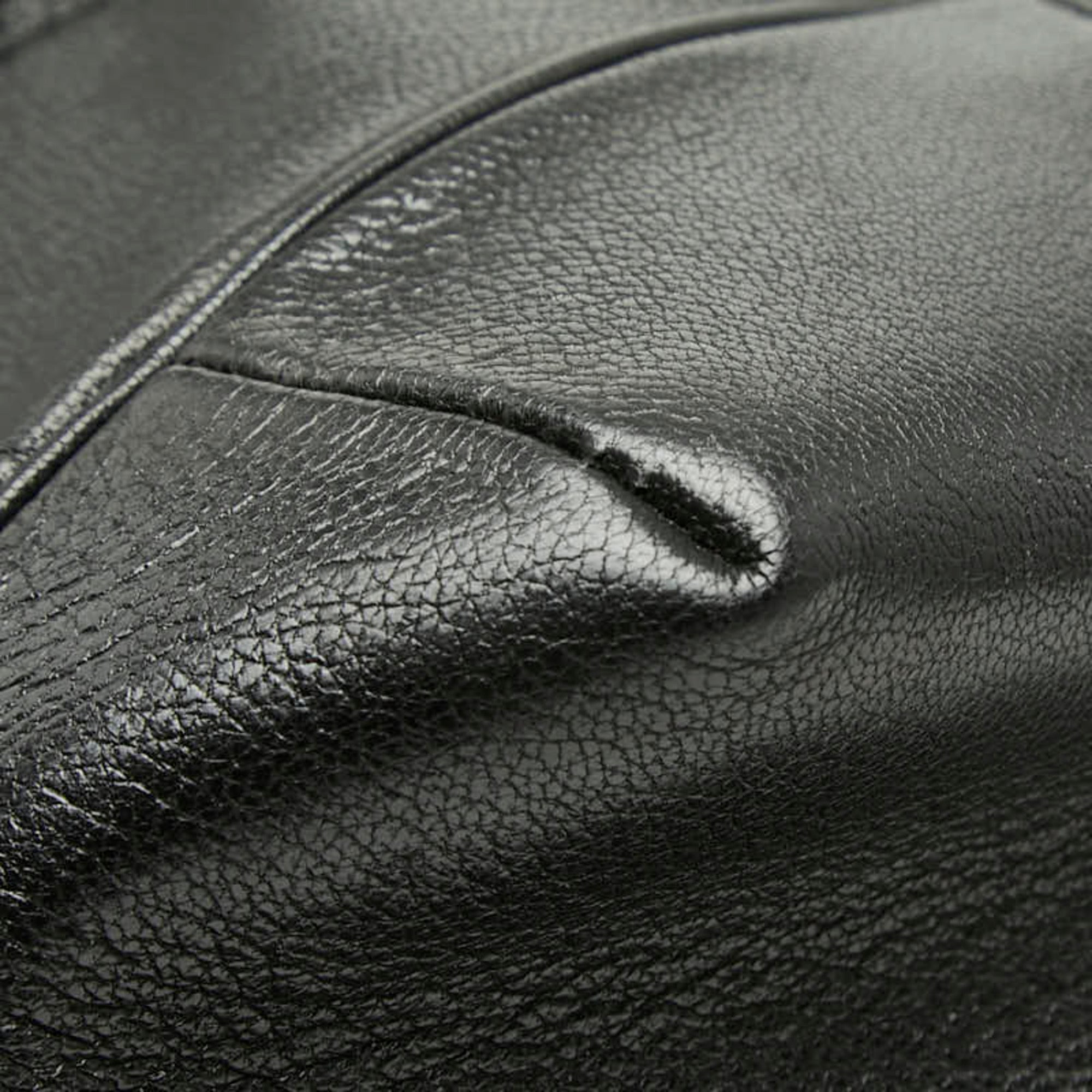 Gucci Black Leather Shoulder Bag Tote Bag (Pre-Owned)