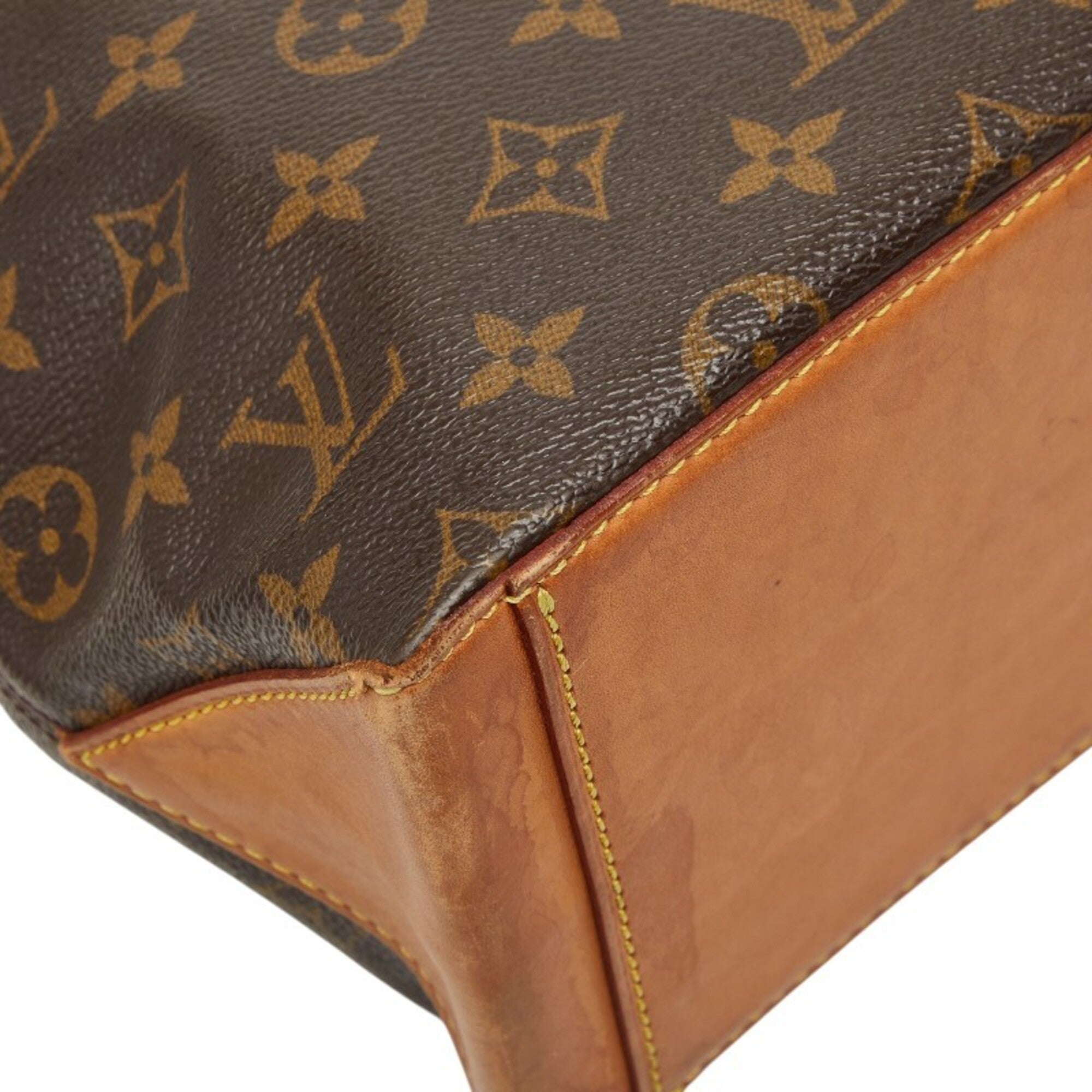 Louis Vuitton Brown Pvc Leather Shoulder Bag Tote Bag (Pre-Owned)