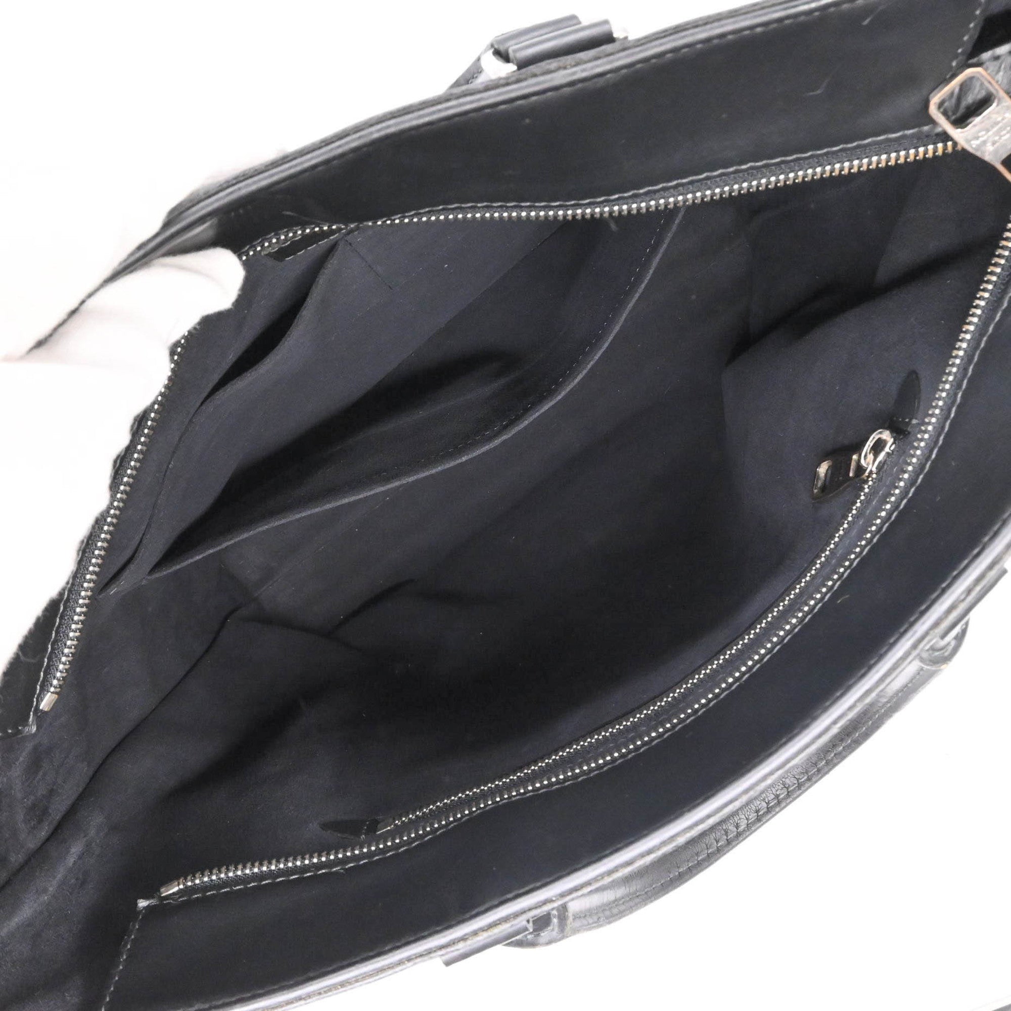 Louis Vuitton Black Cobalt Shoulder Bag Tote Bag (Pre-Owned)