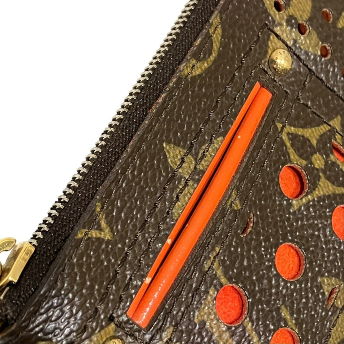 Louis Vuitton Brown Canvas Monogram Pochette (Pre-Owned)
