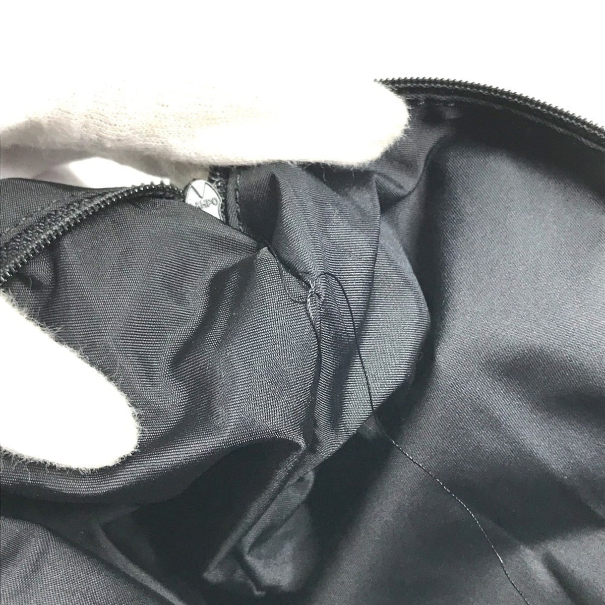 Chanel New Travel Line Black Nylon Leather Boston Bag Handbag (Pre-Owned)