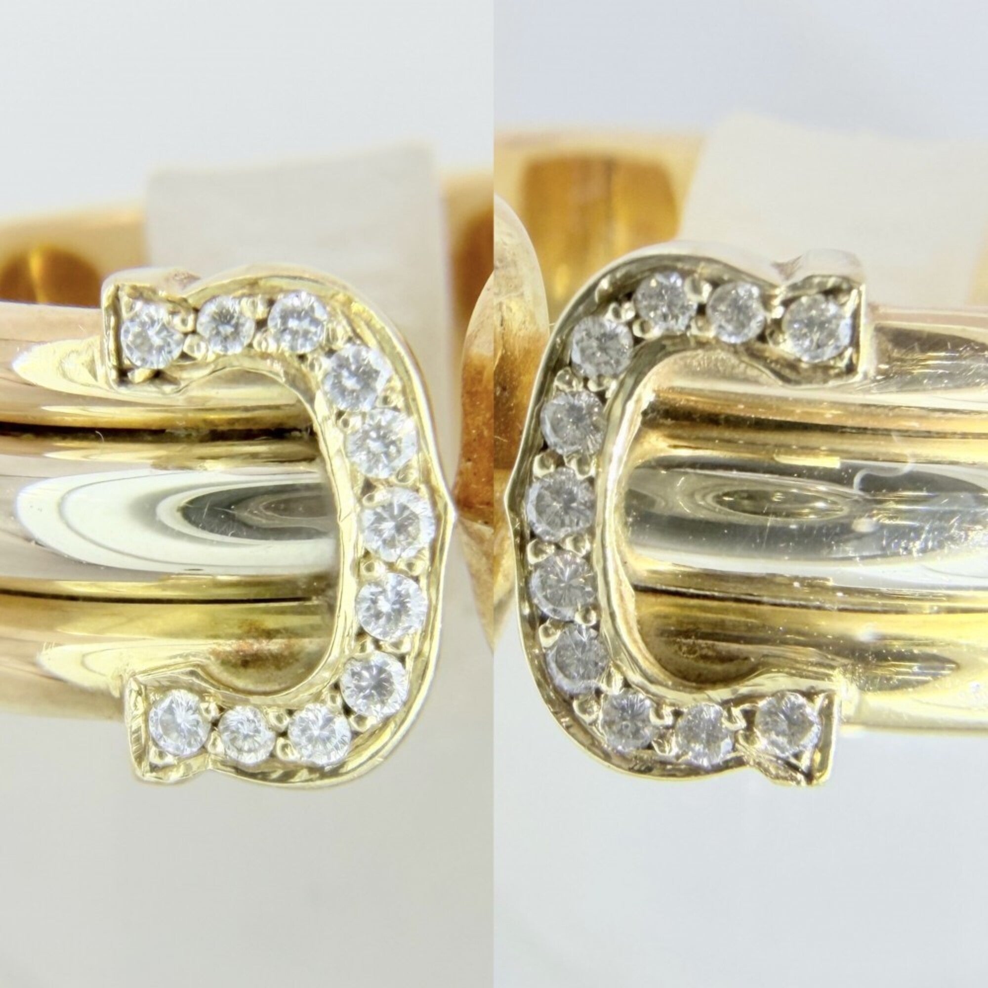 Cartier Pink Gold (18K) White Gold (18K) Band Ring (Pre-Owned)