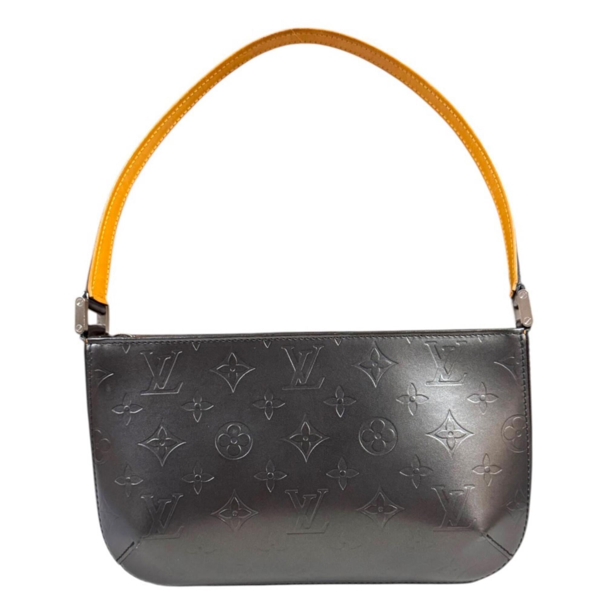 Louis Vuitton Monogram Mat Black Noir Monogram Mat Shoulder Bag (Pre-Owned)