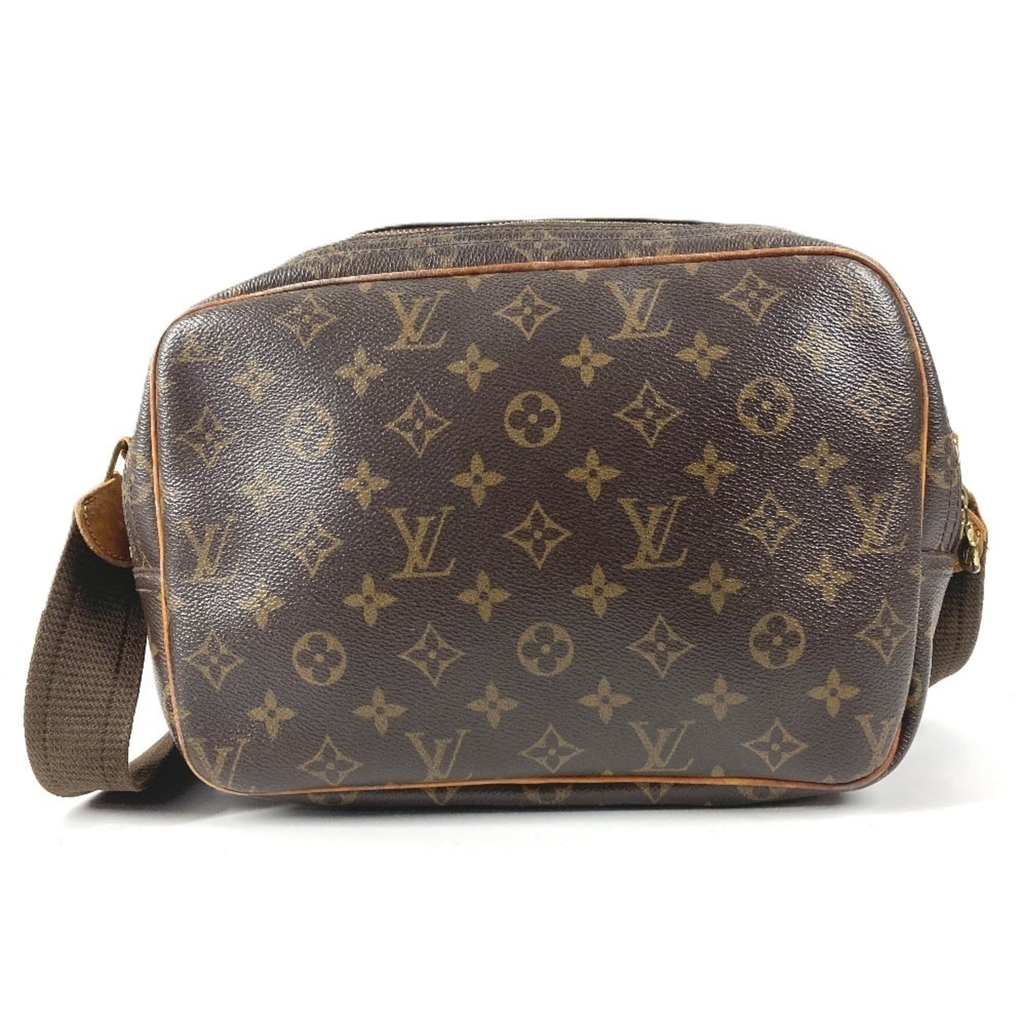 Louis Vuitton Brown Monogram Shoulder Bag (Pre-Owned)