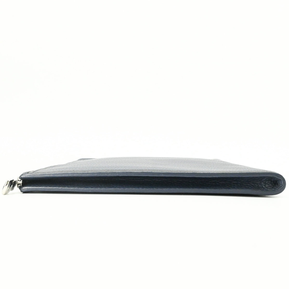 Louis Vuitton Navy Leather Clutch Bag (Pre-Owned)