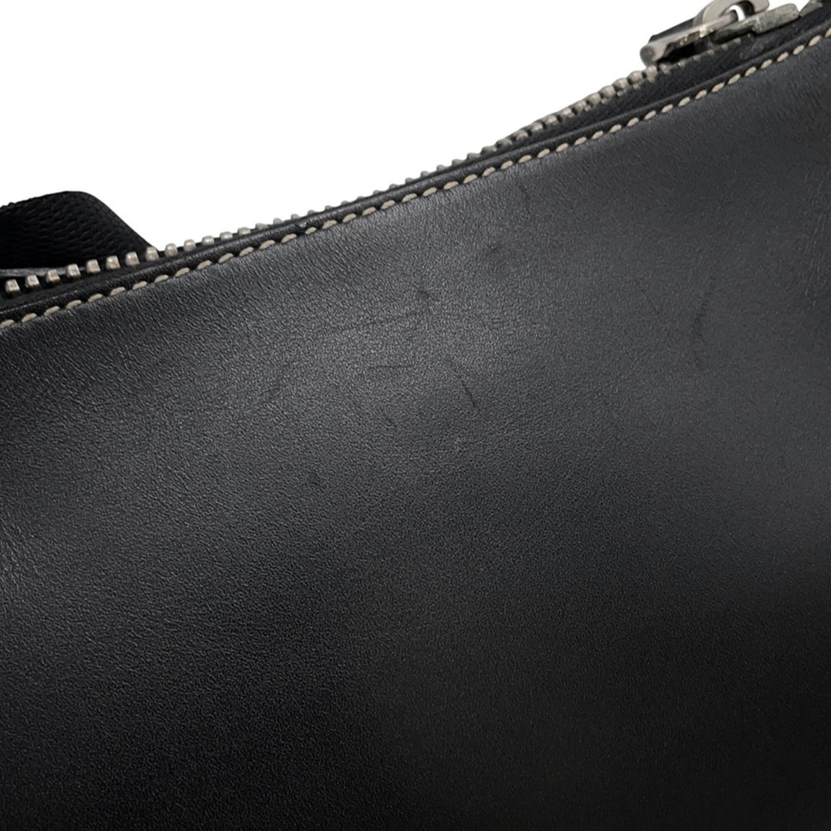 Prada Black Leather Handbag Shoulder Bag (Pre-Owned)