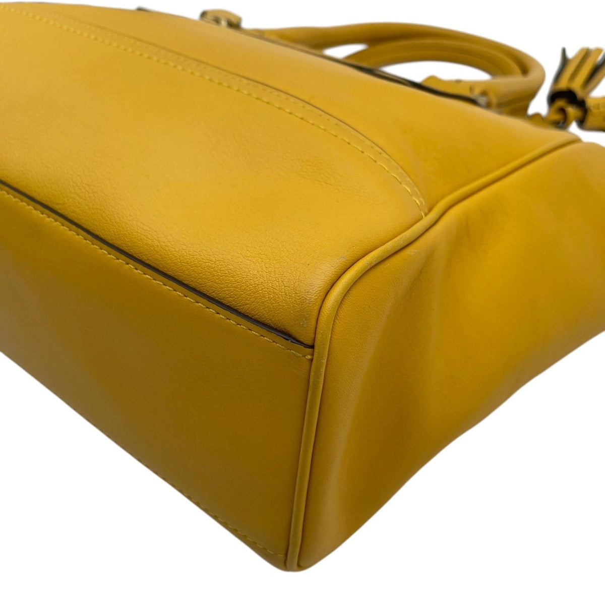Coach Yellow Leather Handbag (Pre-Owned)