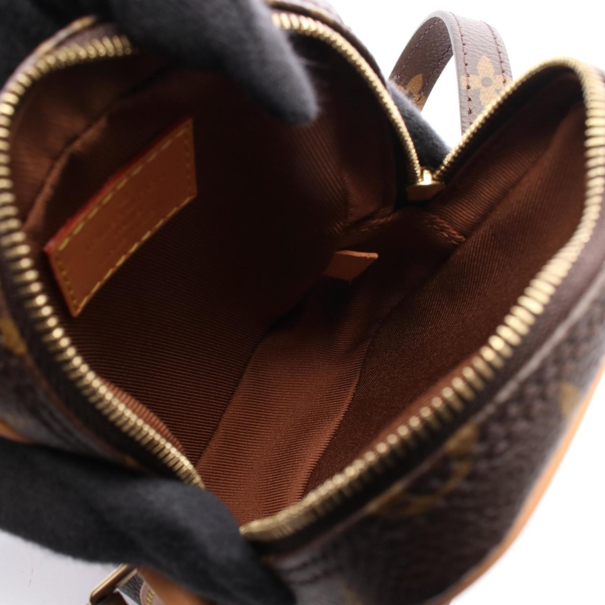 Louis Vuitton Brown Multi-Color Coated Canvas Leather Shoulder Bag (Pre-Owned)