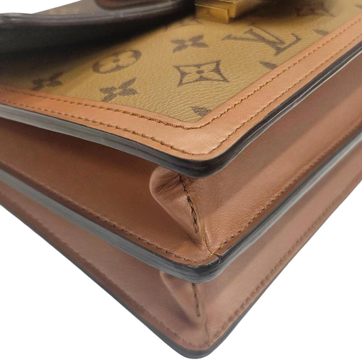 Louis Vuitton Brown Monogram Reverse Shoulder Bag (Pre-Owned)