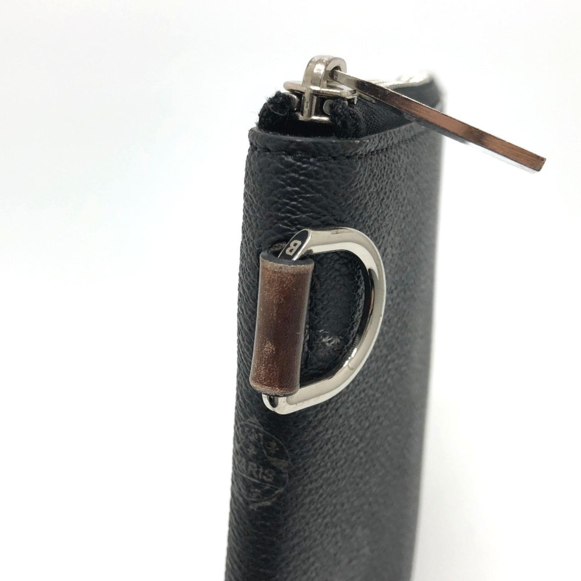 Berluti Black Leather Clutch Bag (Pre-Owned)