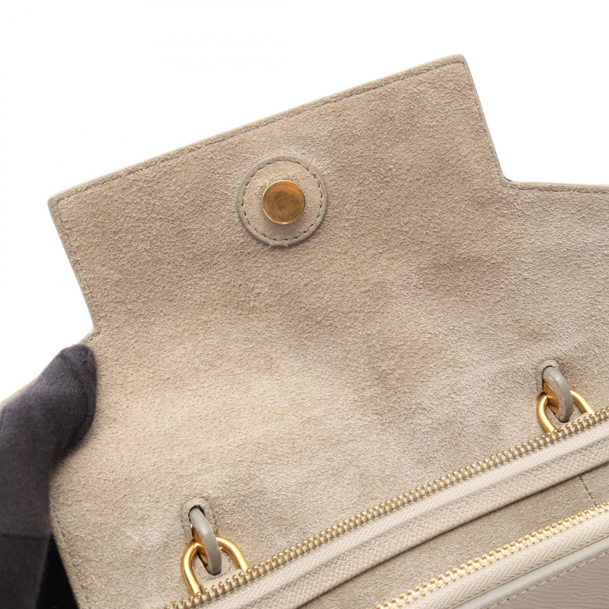 Celine Gray Leather Handbag (Pre-Owned)