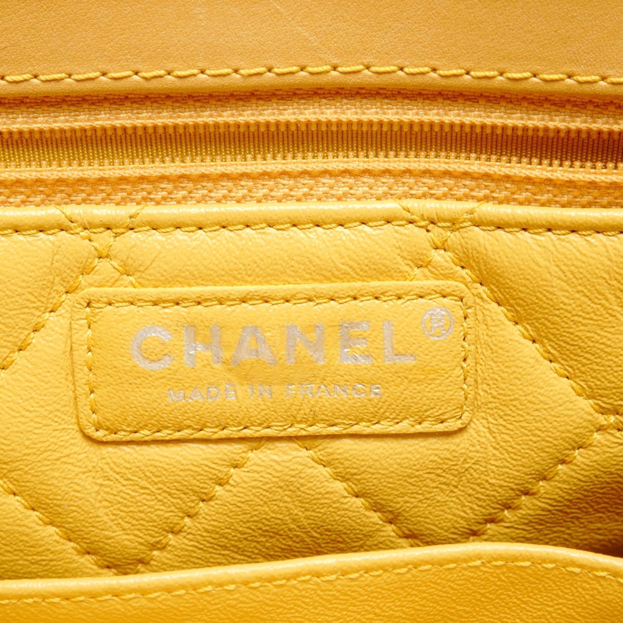 Chanel Yellow Handbag (Pre-Owned)