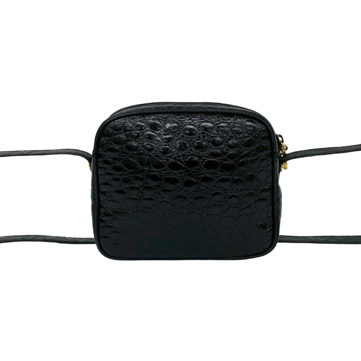 Salvatore Ferragamo Black Leather Shoulder Bag (Pre-Owned)