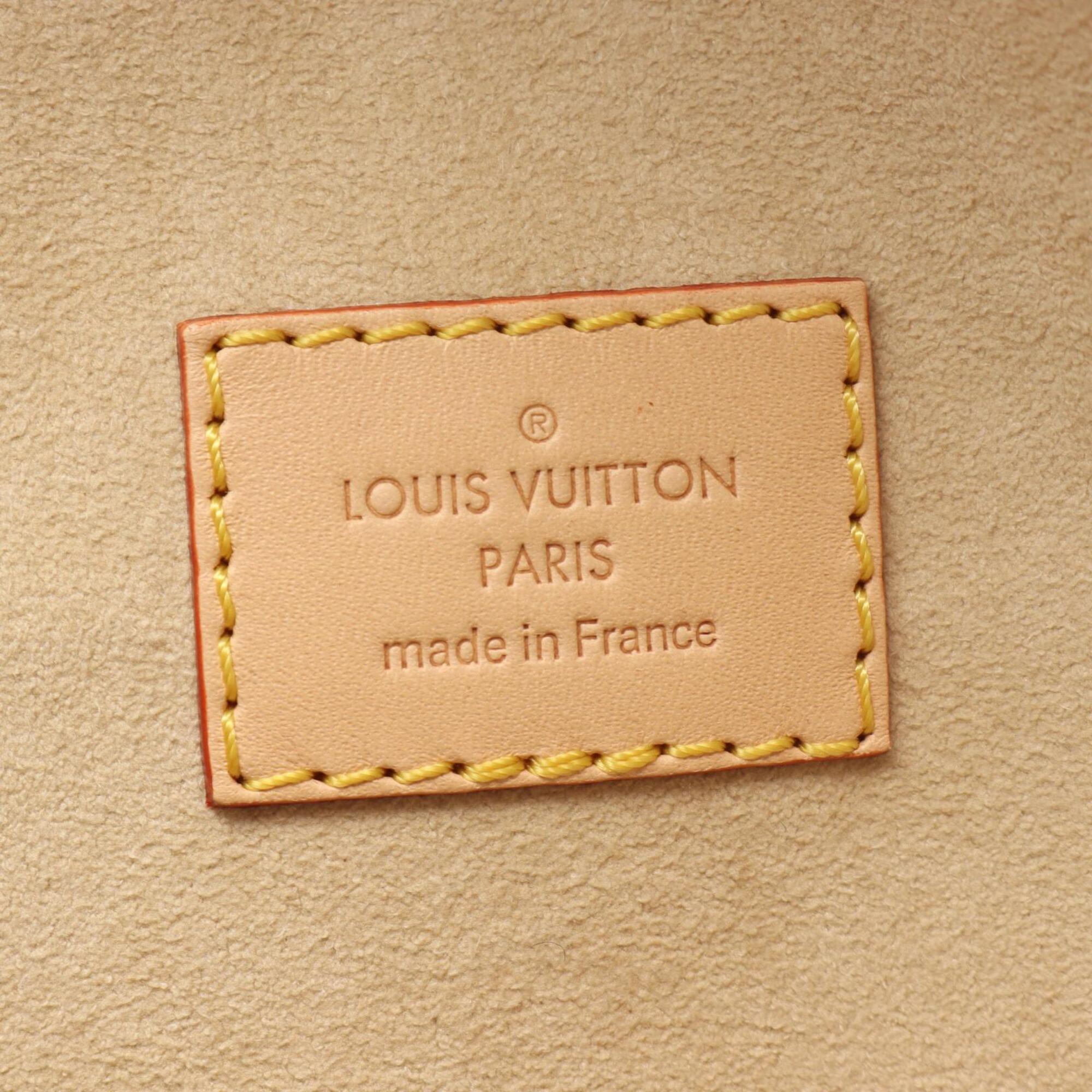 Louis Vuitton Brown Monogram Leather Handbag (Pre-Owned)