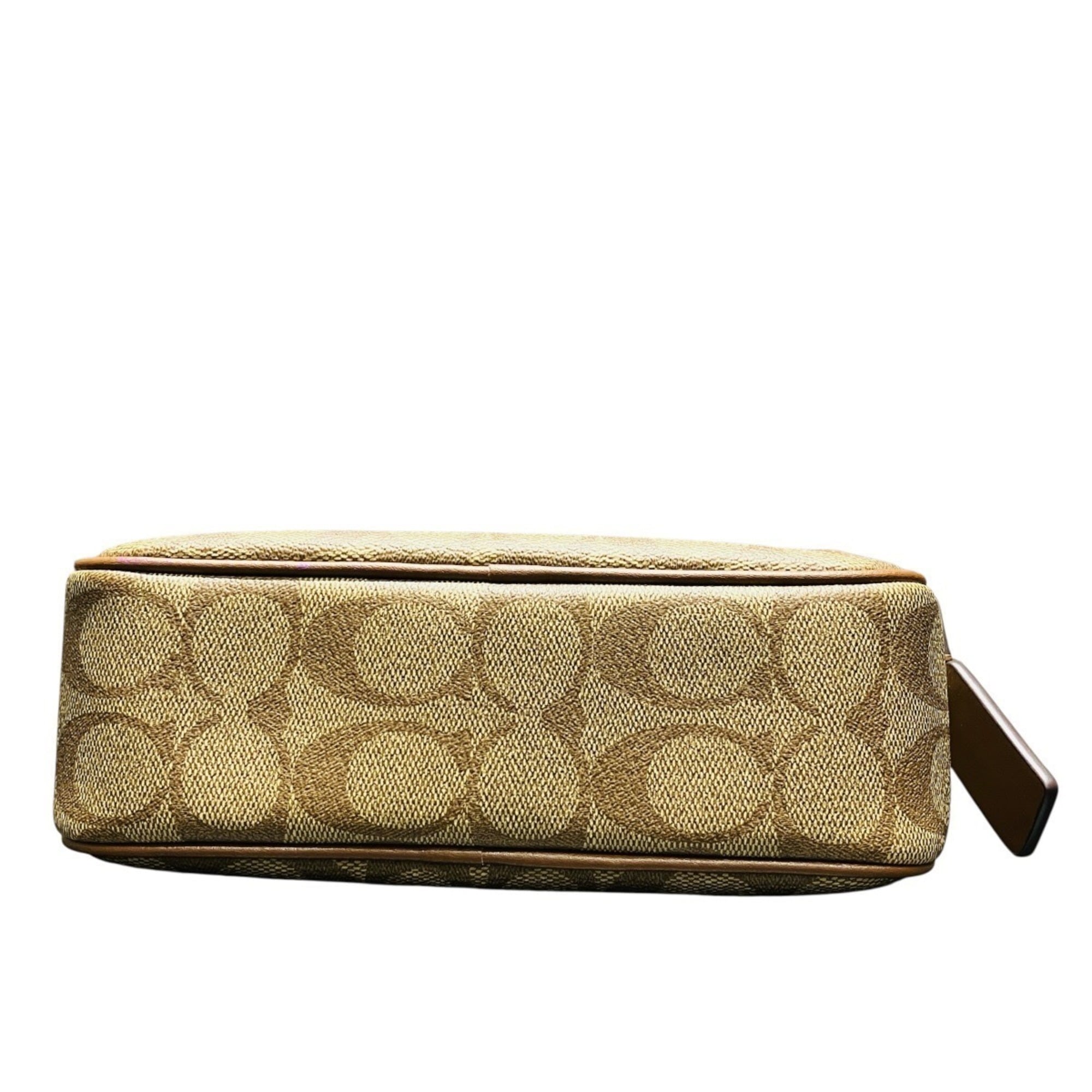Coach Brown Pvc Leather Shoulder Bag (Pre-Owned)