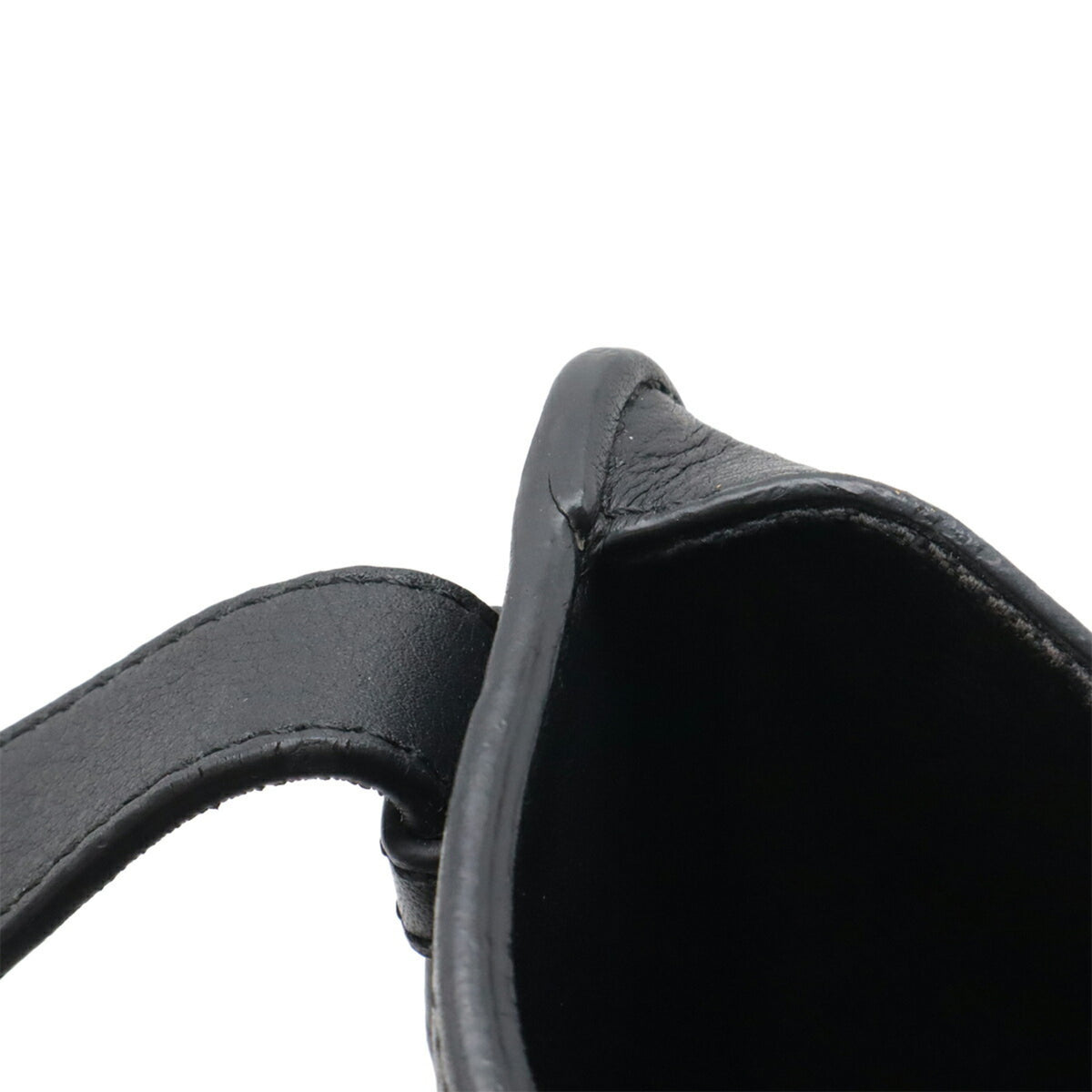 Loewe Hammock Black Leather Handbag Shoulder Bag (Pre-Owned)