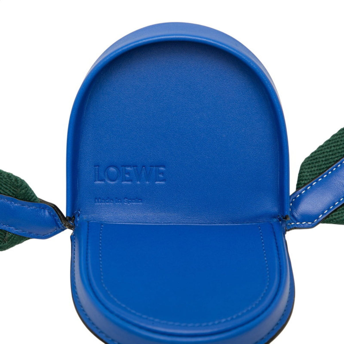 Loewe Blue Green Leather Shoulder Bag (Pre-Owned)