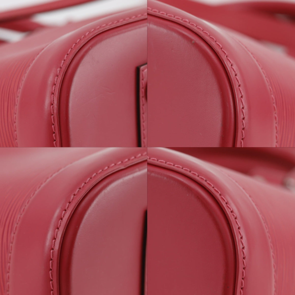 Louis Vuitton Red Color Epi Leather Handbag (Pre-Owned)