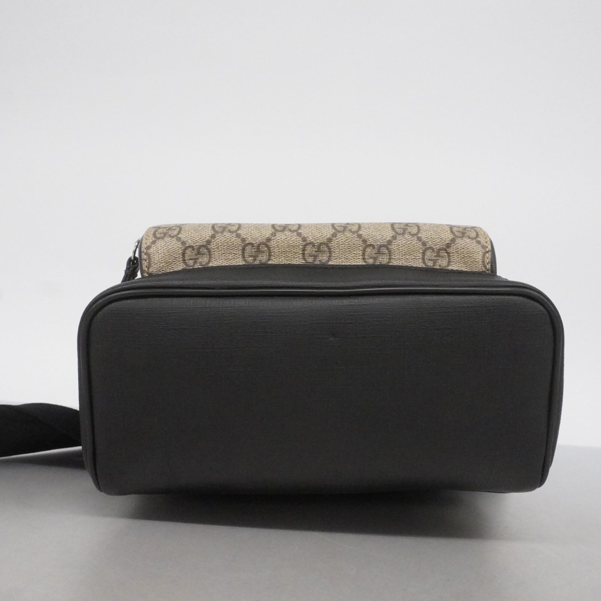 Gucci Black Brown Pvc Backpack (Pre-Owned)