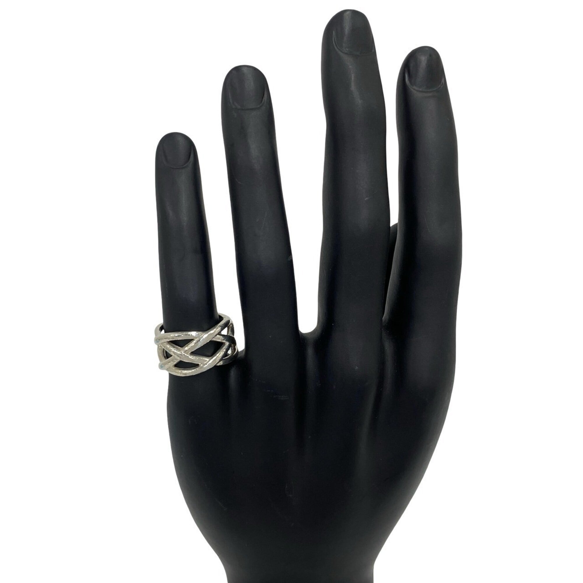 Tiffany Silver Silver 925 Band Ring (Pre-Owned)