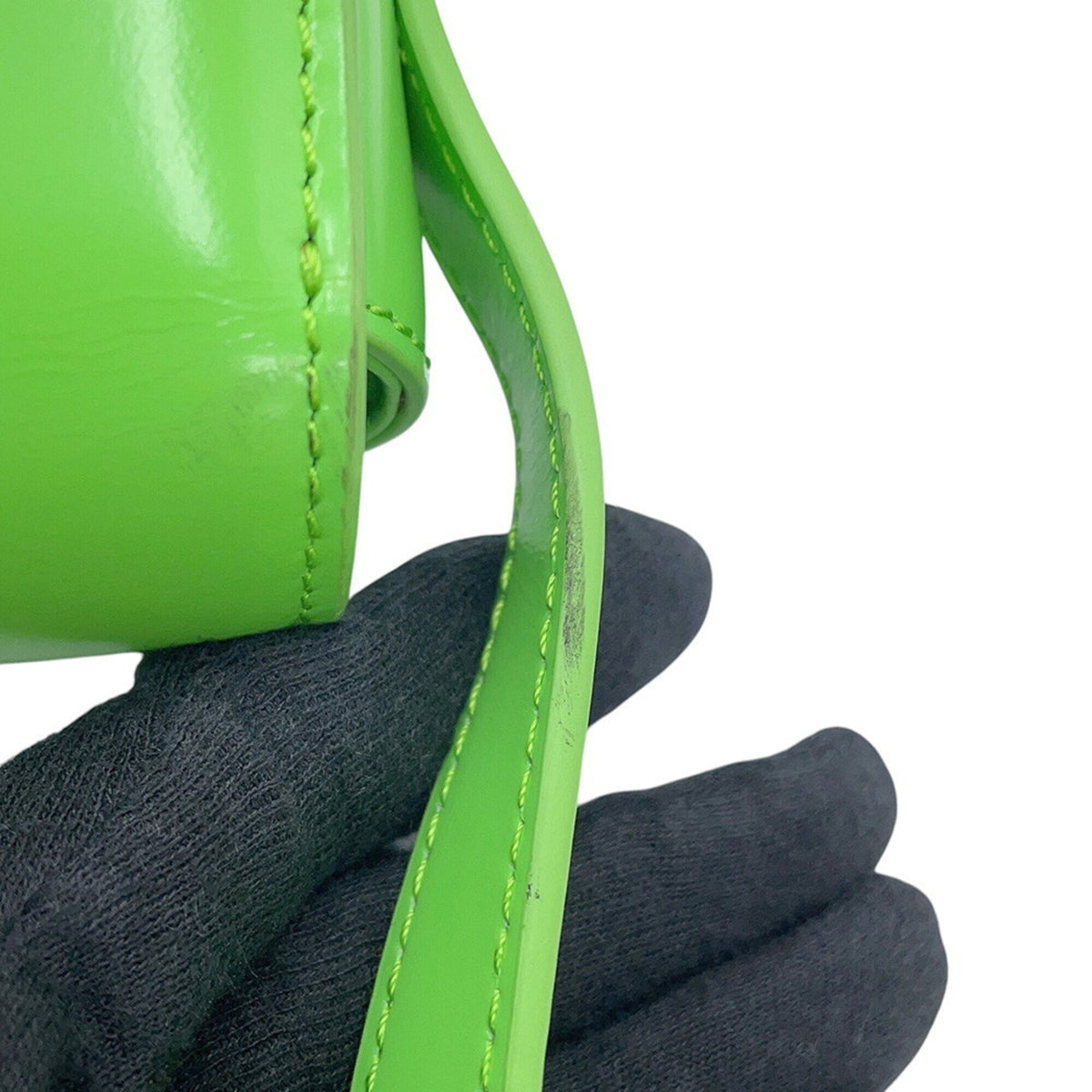 Celine Light Green Leather Shoulder Bag (Pre-Owned)