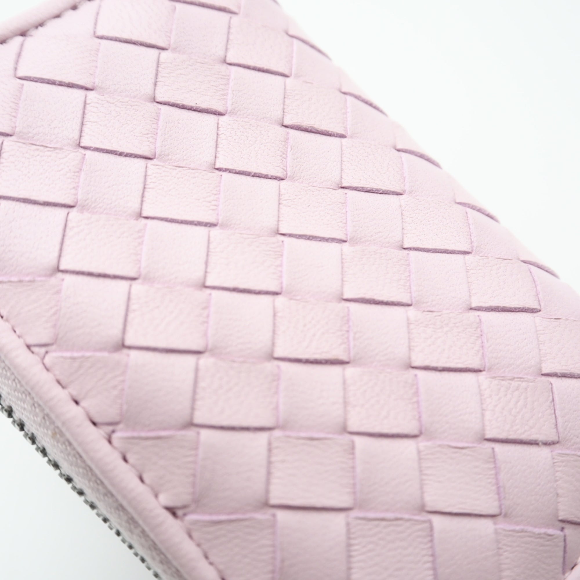 Bottega Veneta Pink Leather Coin Purse/Coin Case (Pre-Owned)