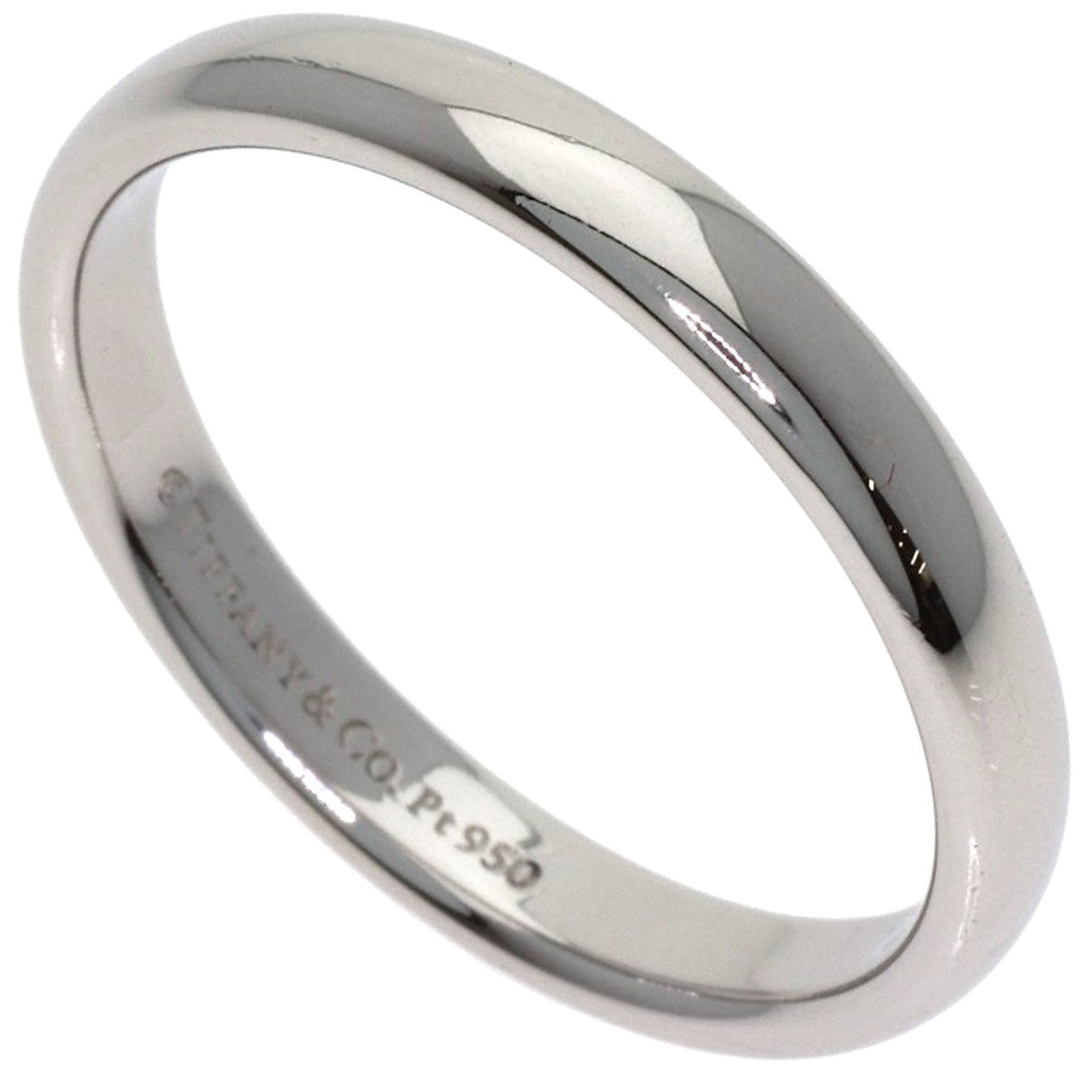 Tiffany Platinum 950 Band Ring (Pre-Owned)