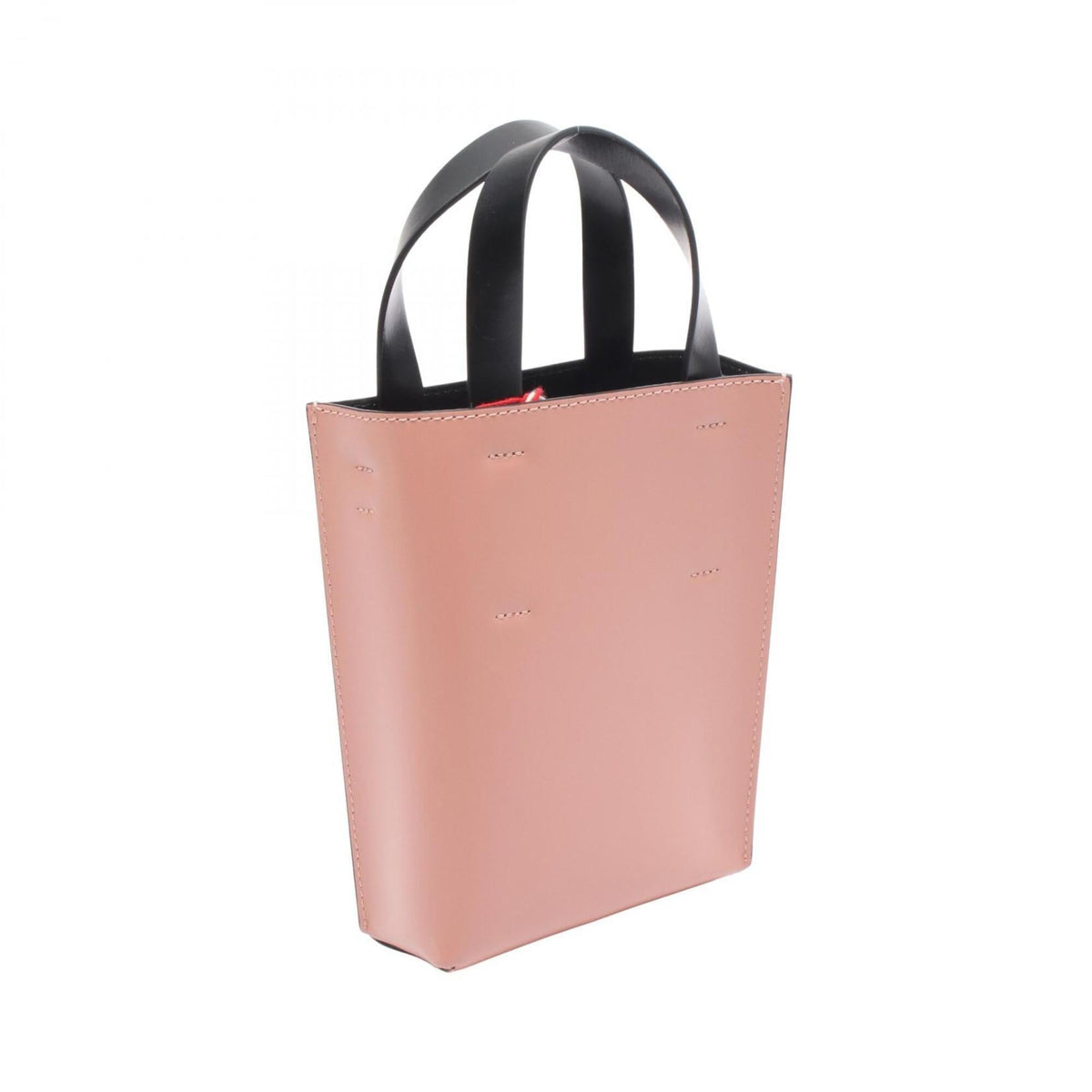Marni Pink White Leather Handbag (Pre-Owned)