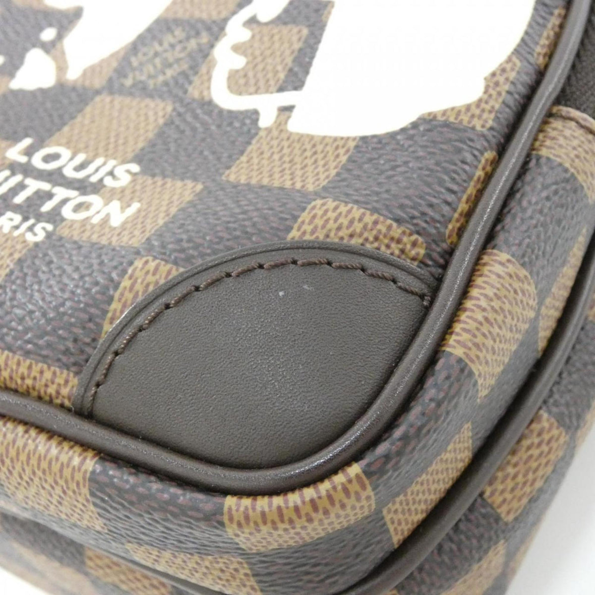 Louis Vuitton Ebene Coated Canvas Shoulder Bag (Pre-Owned)