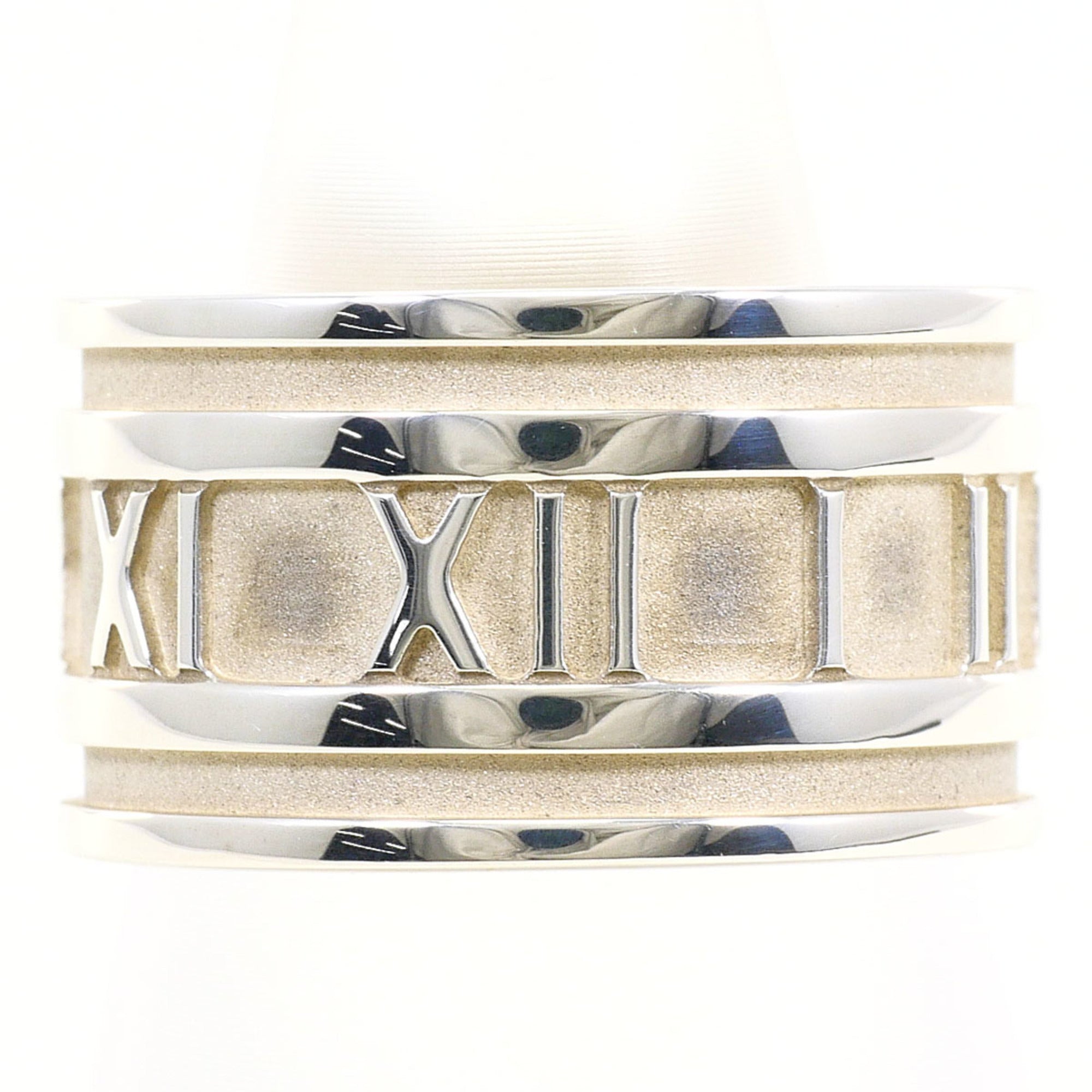 Tiffany Atlas Silver 925 Band Ring (Pre-Owned)
