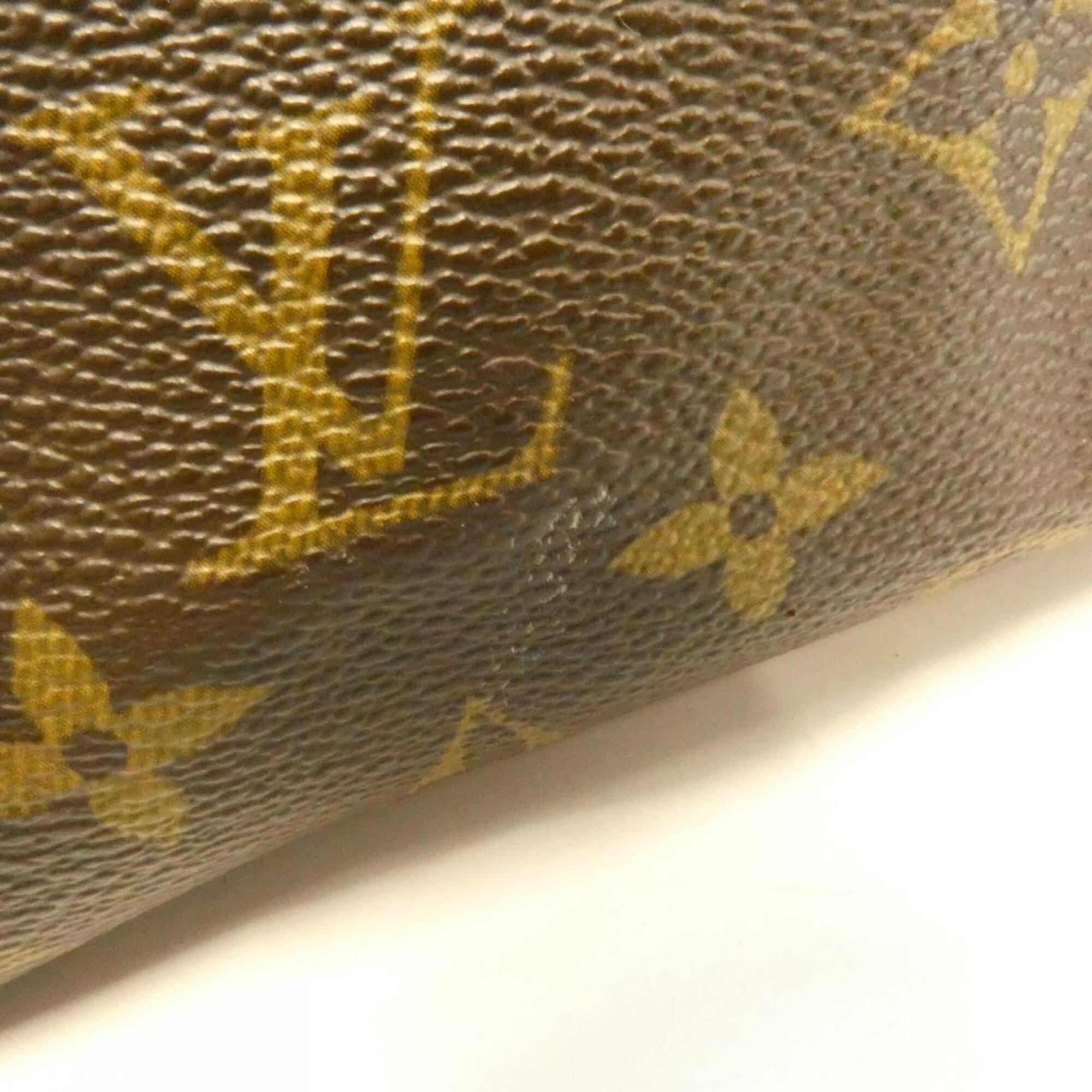 Louis Vuitton Monogram Marron Coated Canvas Shoulder Bag (Pre-Owned)