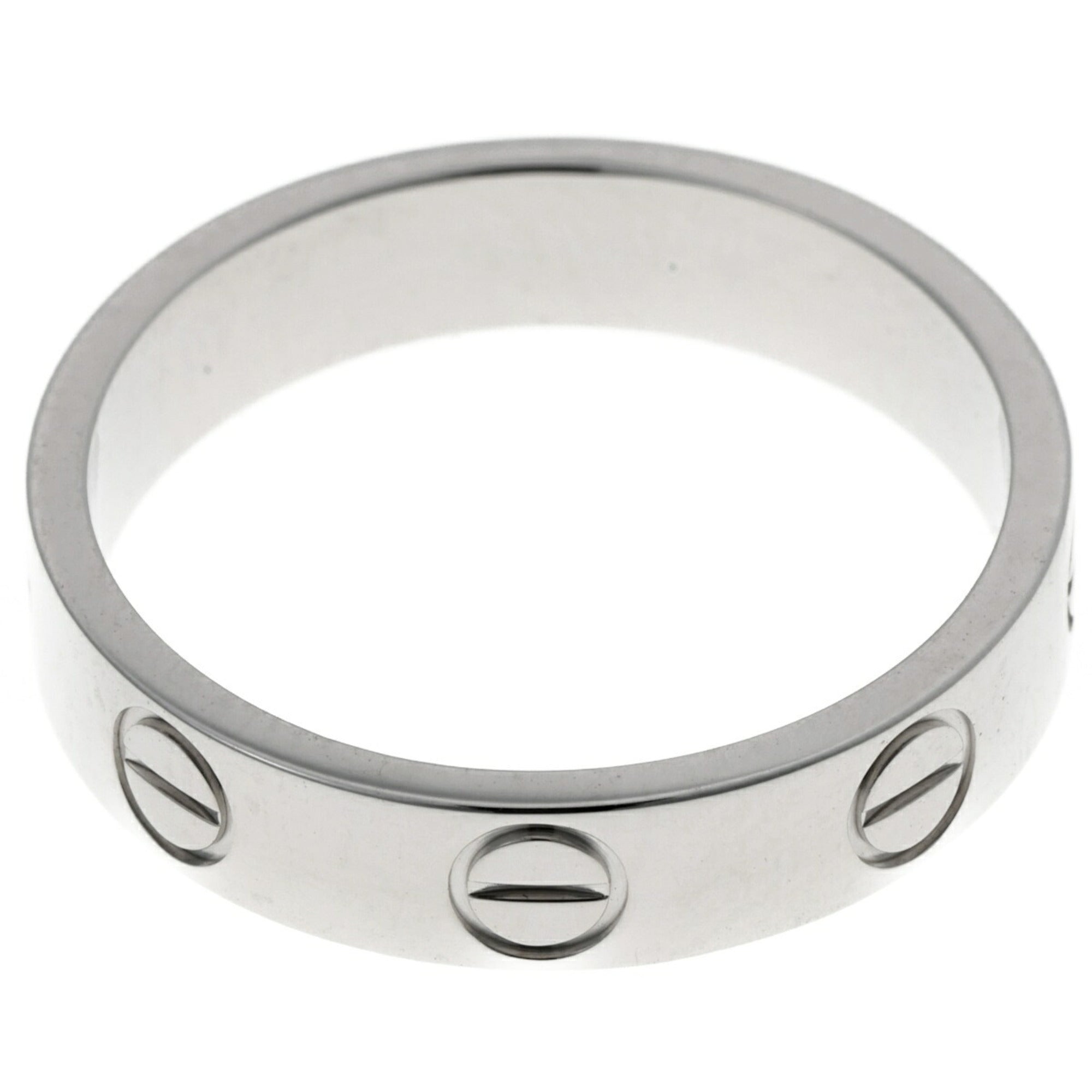 Cartier White Gold White Gold (18K) Band Ring (Pre-Owned)