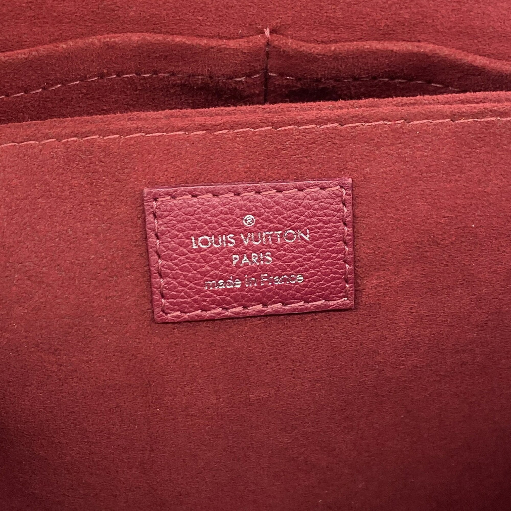 Louis Vuitton Bordeaux Cream Rose Handbag (Pre-Owned)