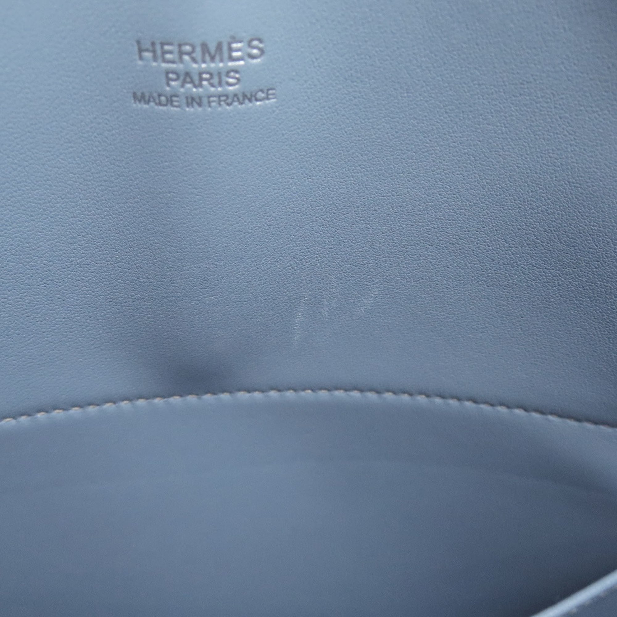 Hermes Light Blue Epsom Leather Handbag (Pre-Owned)
