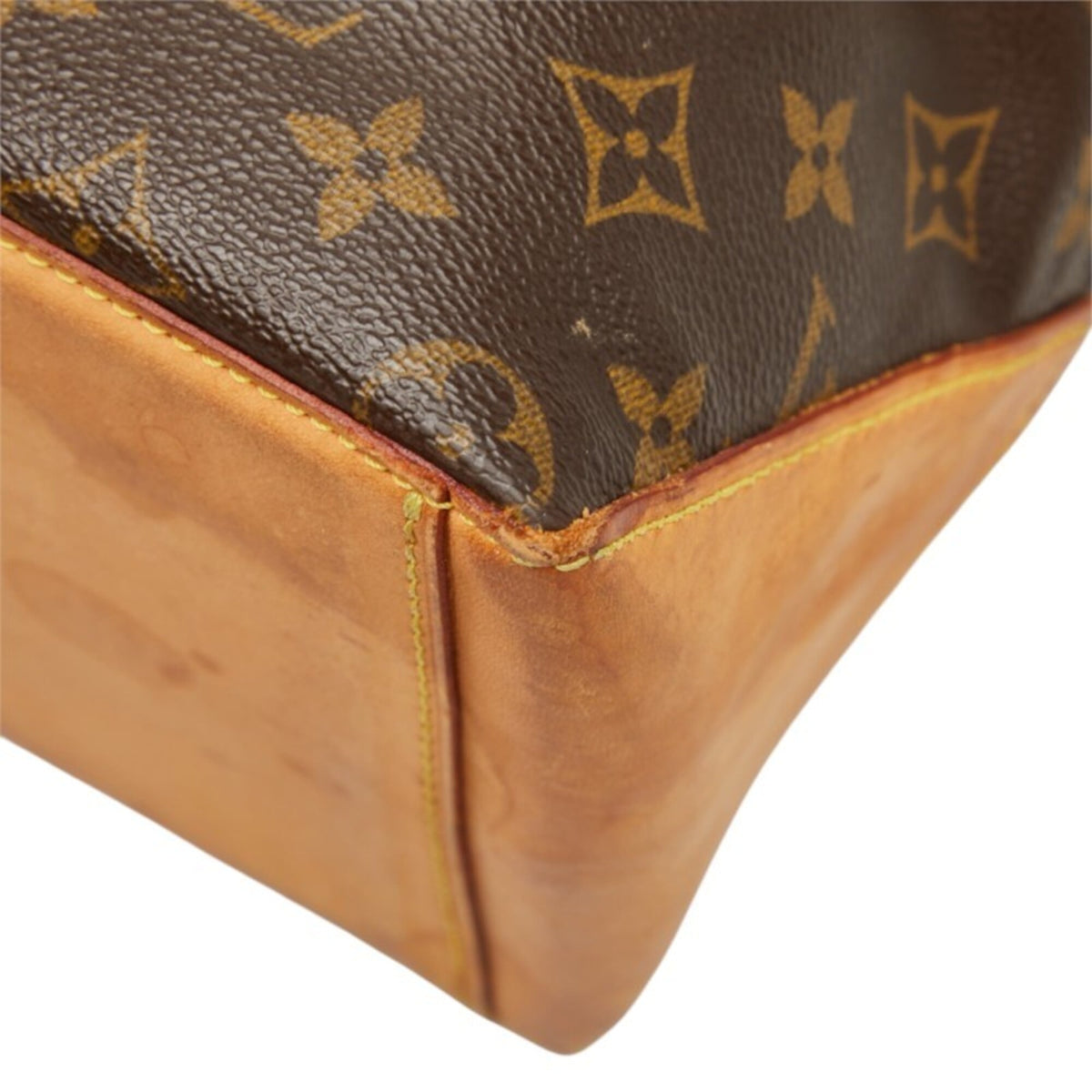 Louis Vuitton Monogram Brown Pvc Leather Shoulder Bag Tote Bag (Pre-Owned)