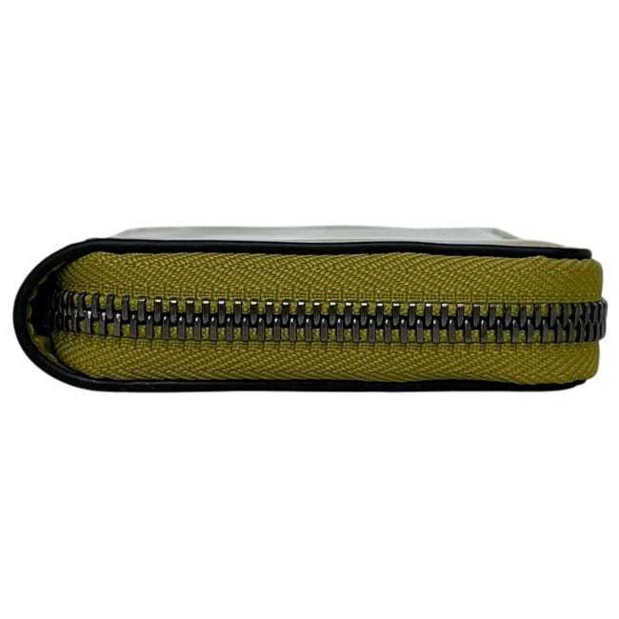 Gucci Green Khaki Leather Coin Purse/Coin Case (Pre-Owned)