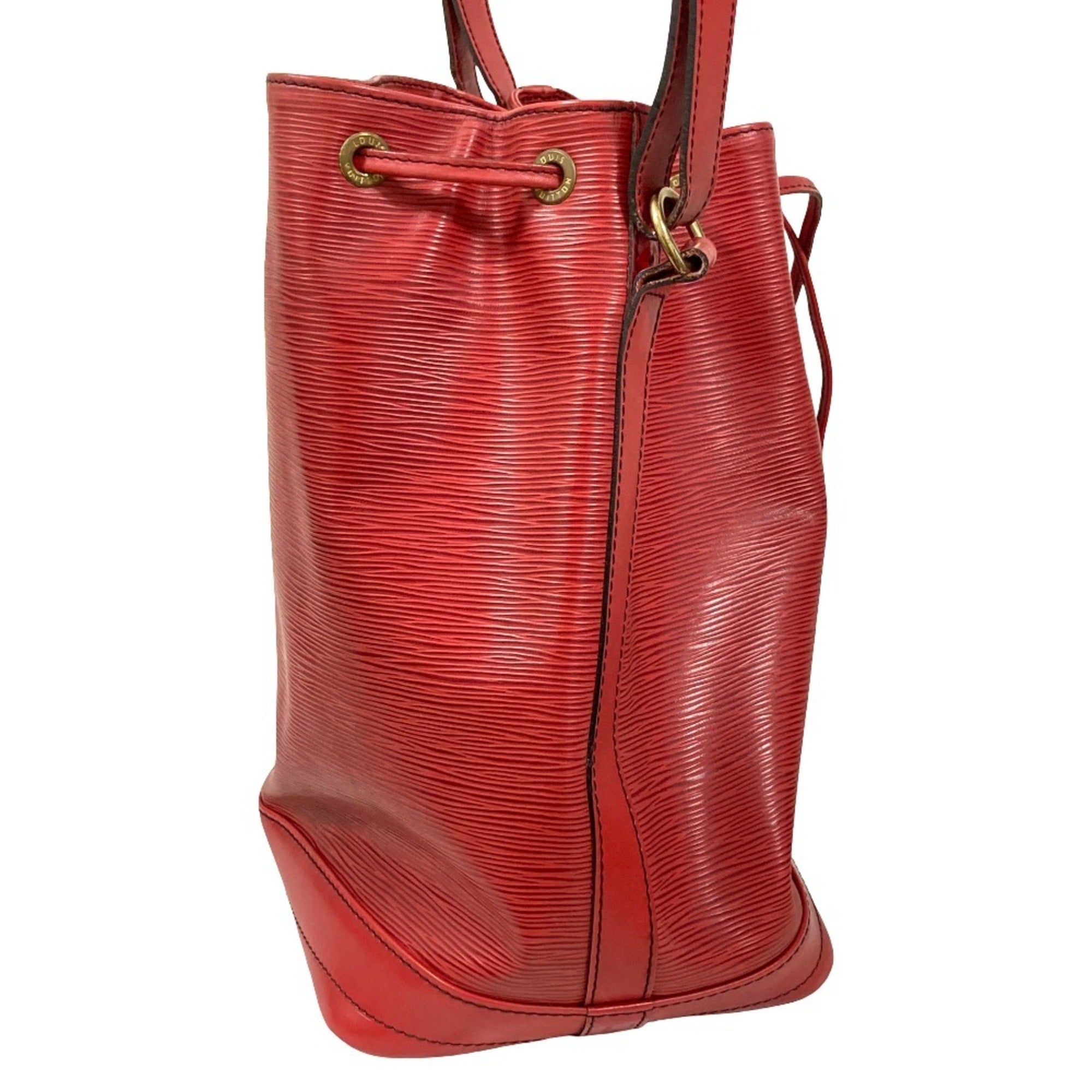 Louis Vuitton Castilian Red Epi Leather Shoulder Bag (Pre-Owned)