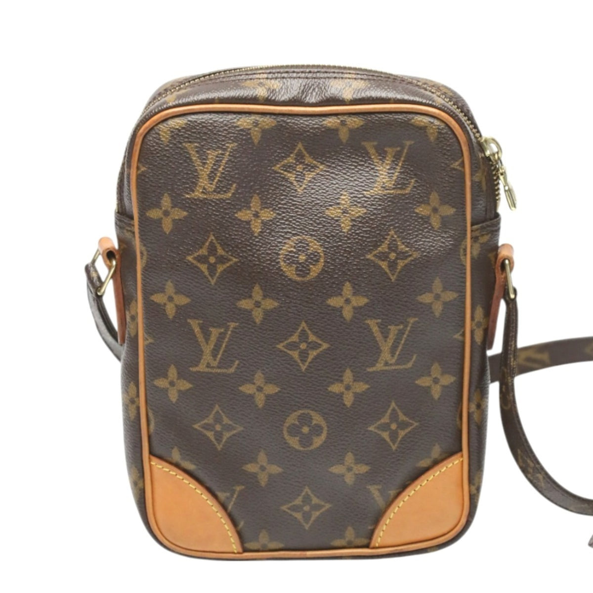 Louis Vuitton Brown Monogram Canvas Shoulder Bag (Pre-Owned)
