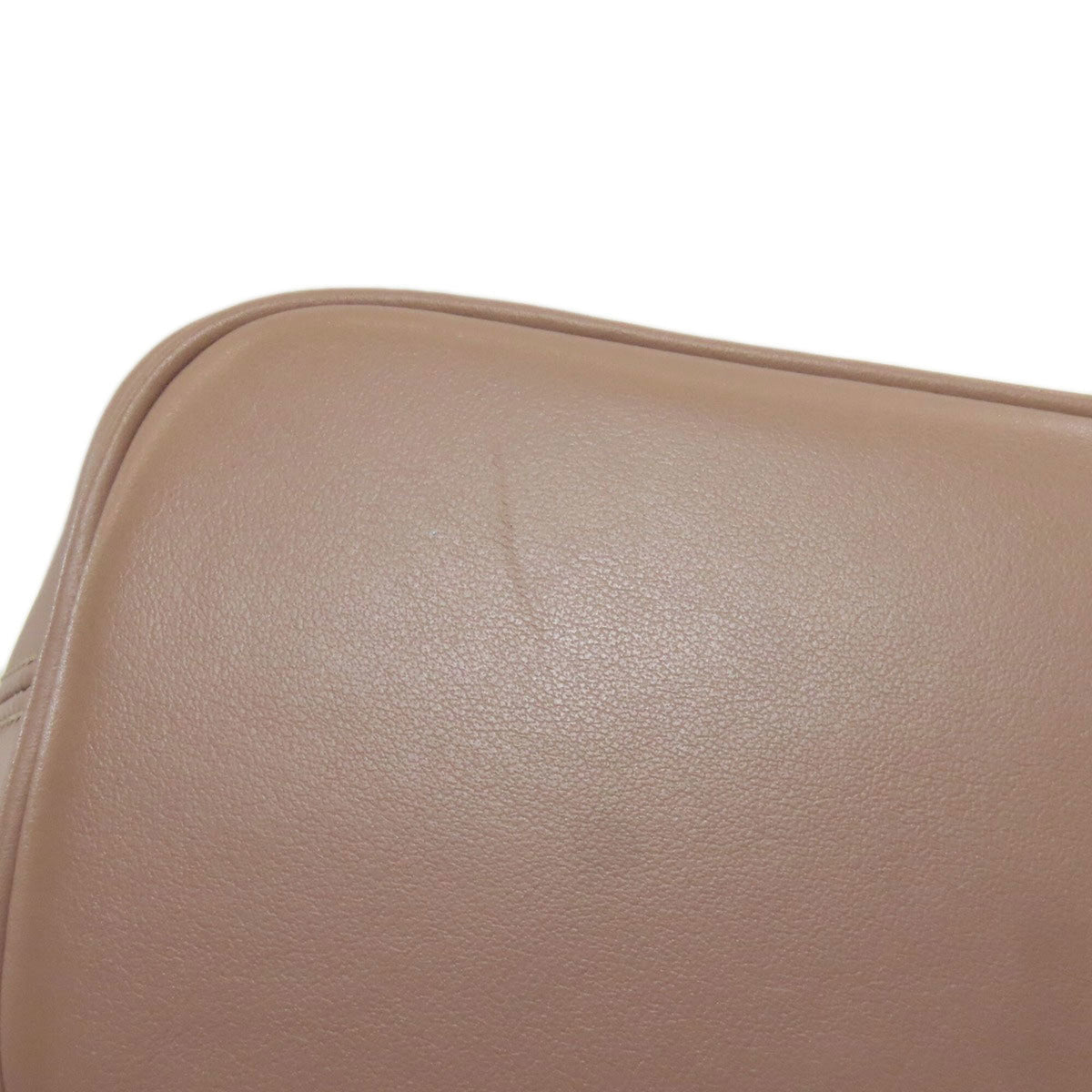 Bvlgari Pink Beige Leather Handbag (Pre-Owned)