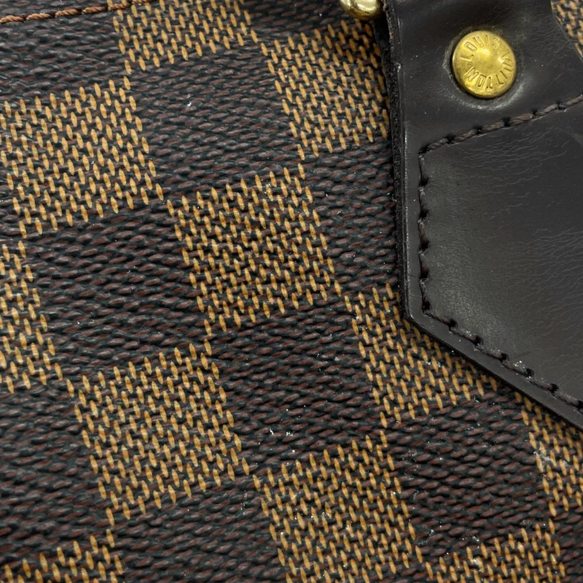 Louis Vuitton Damier Brown Damier Canvas Handbag (Pre-Owned)