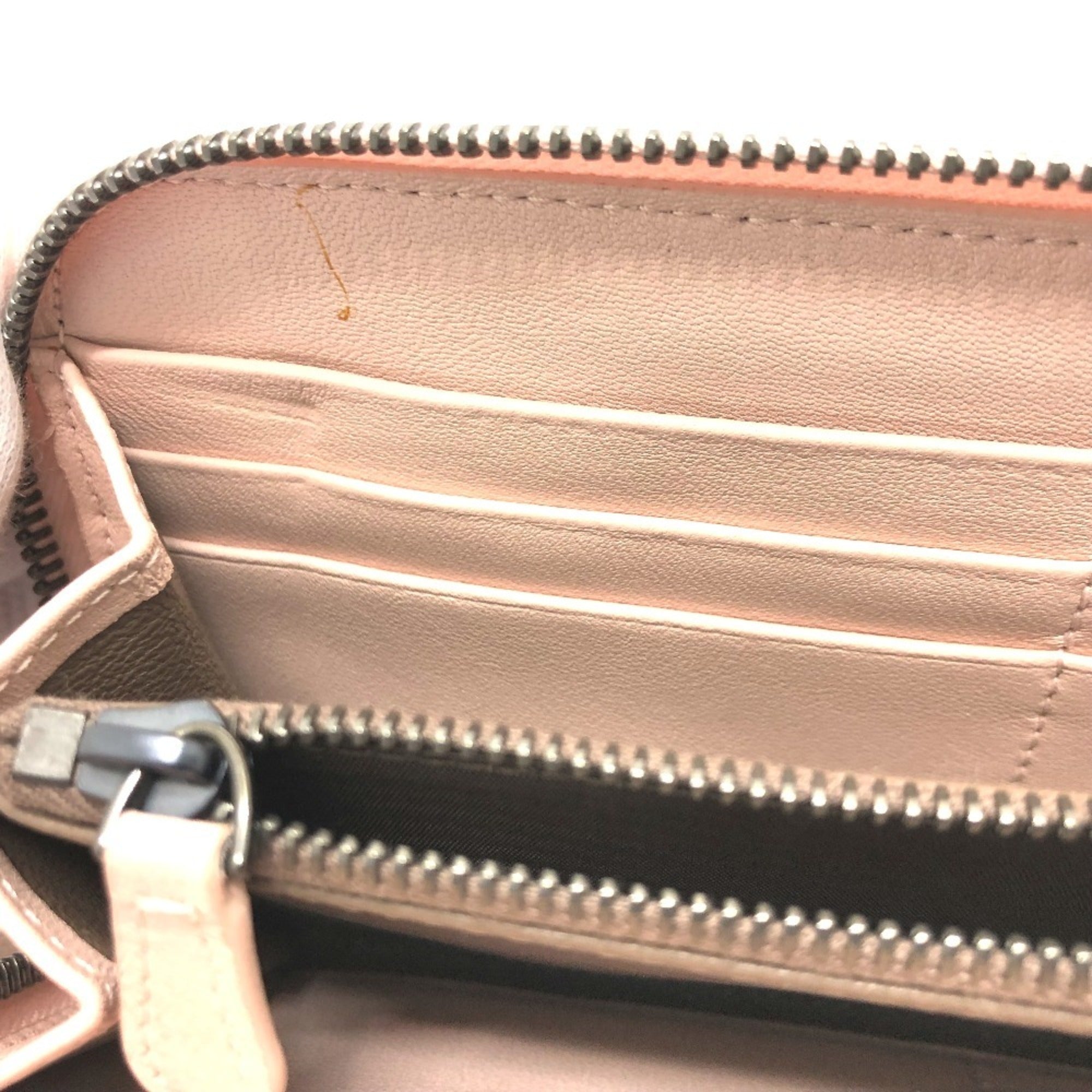 Bottega Veneta Pink Intrecciato Long Wallet (Bi-Fold) (Pre-Owned)