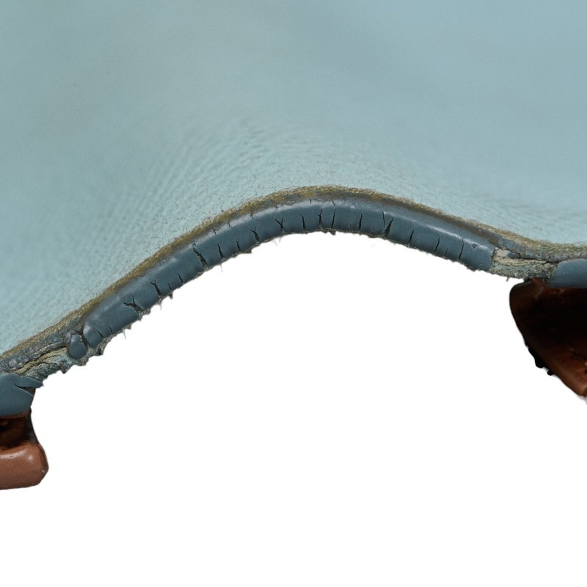 Celine Blue Brown Leather Wallet (Bi-Fold) (Pre-Owned)