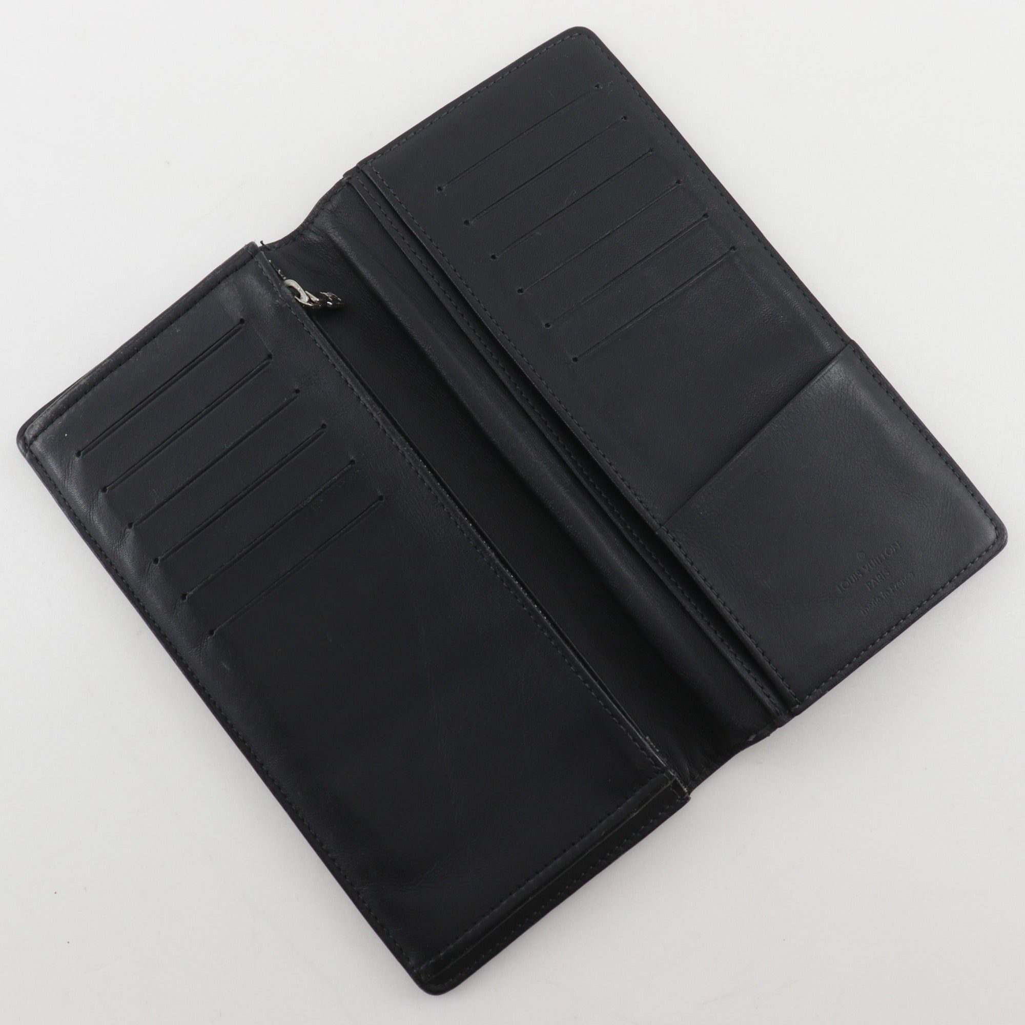 Louis Vuitton Black Damier Graphite Long Wallet (Bi-Fold) (Pre-Owned)