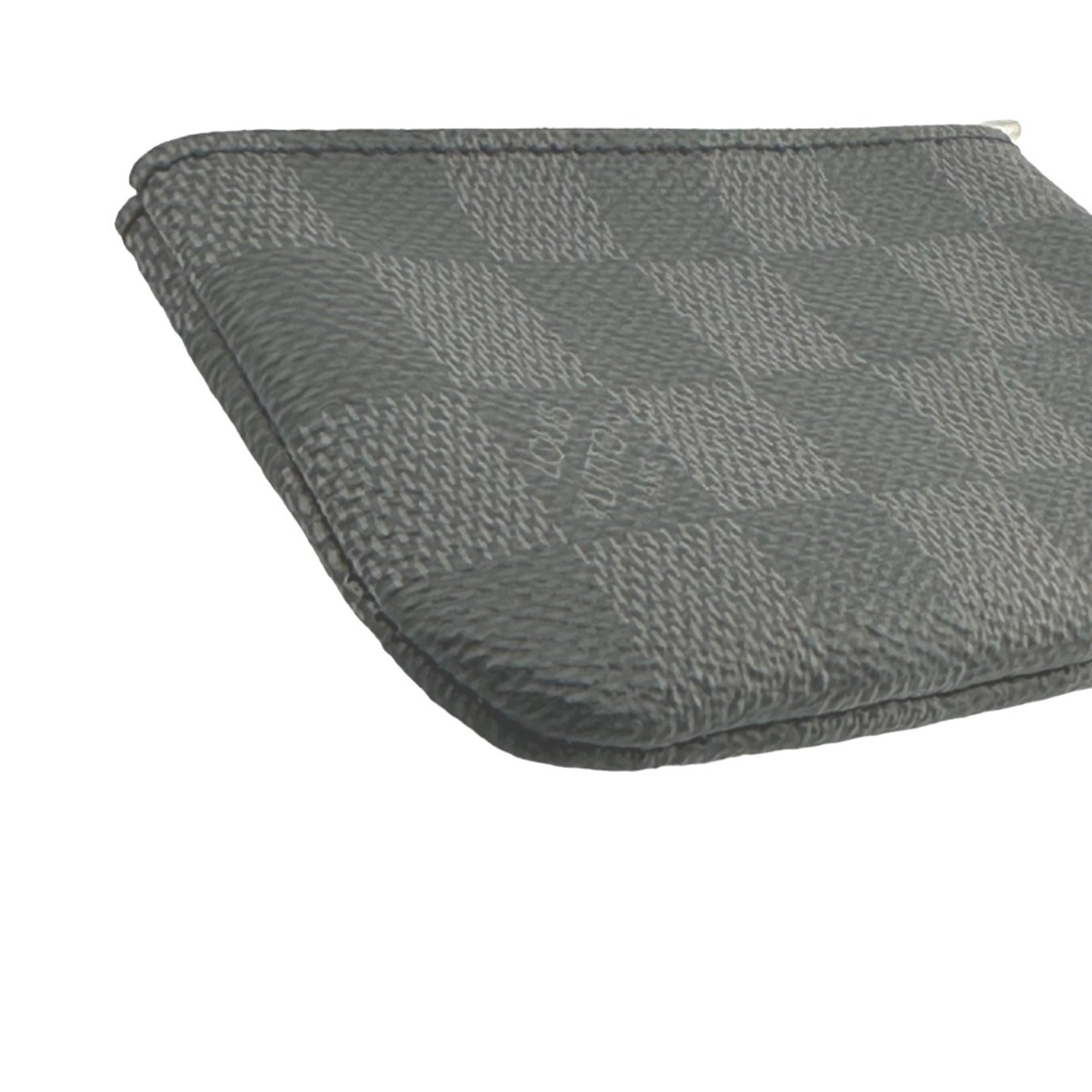 Louis Vuitton Damier Graphite Gray Damier Graphite Coin Purse/Coin Case (Pre-Owned)