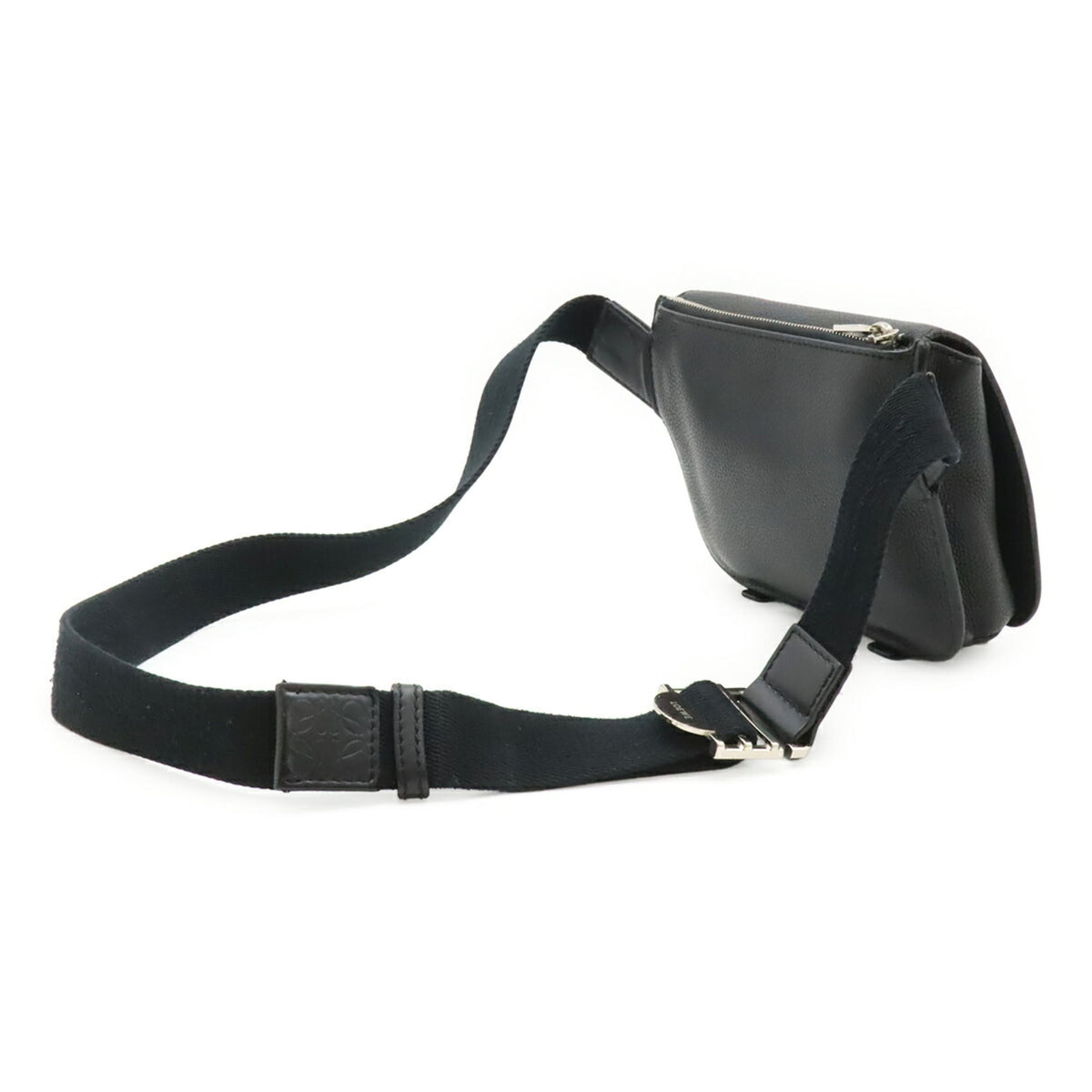 Loewe Black Leather Shoulder Bag Sling Bag (Pre-Owned)