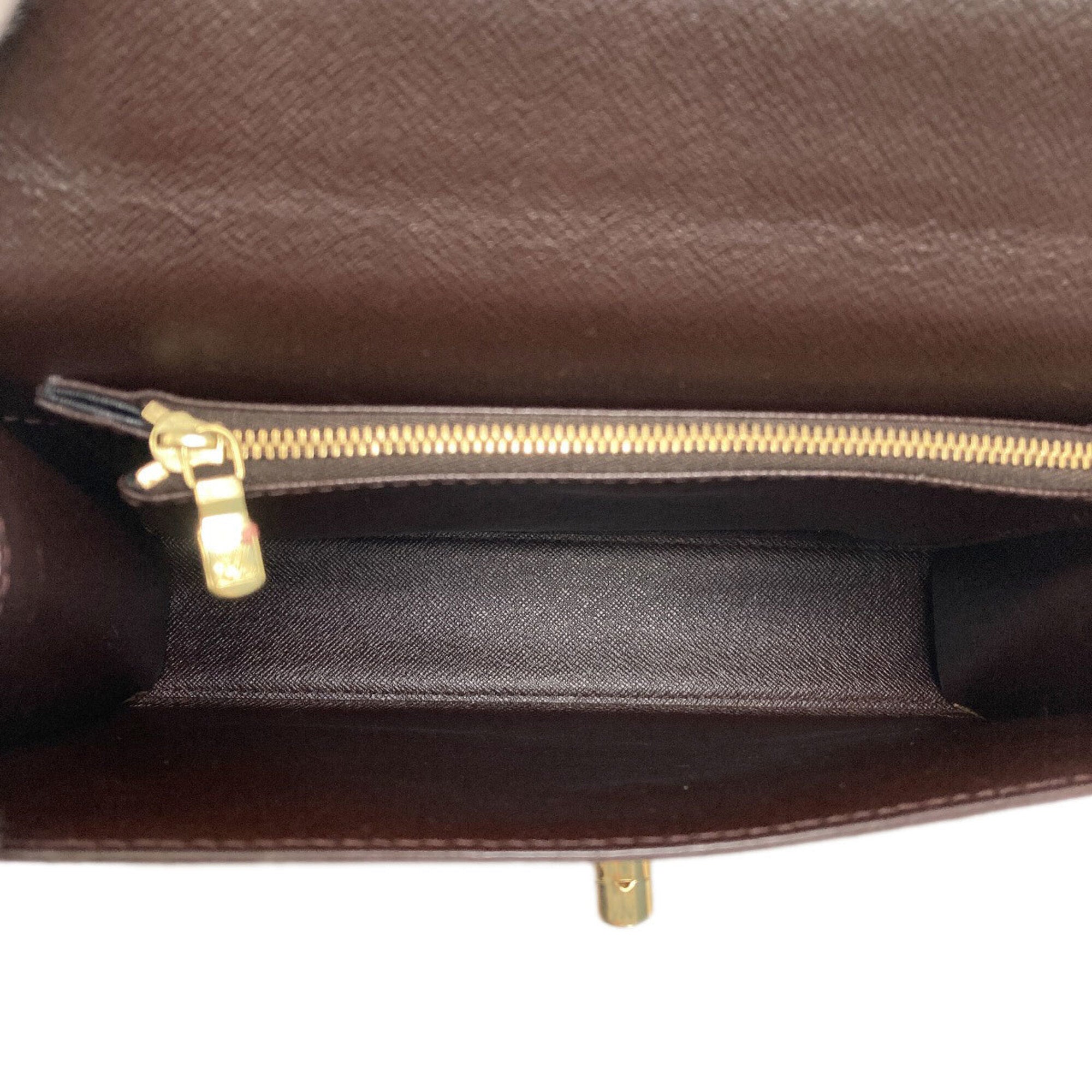 Louis Vuitton Damier Damier Canvas Ebene Damier Canvas Handbag (Pre-Owned)