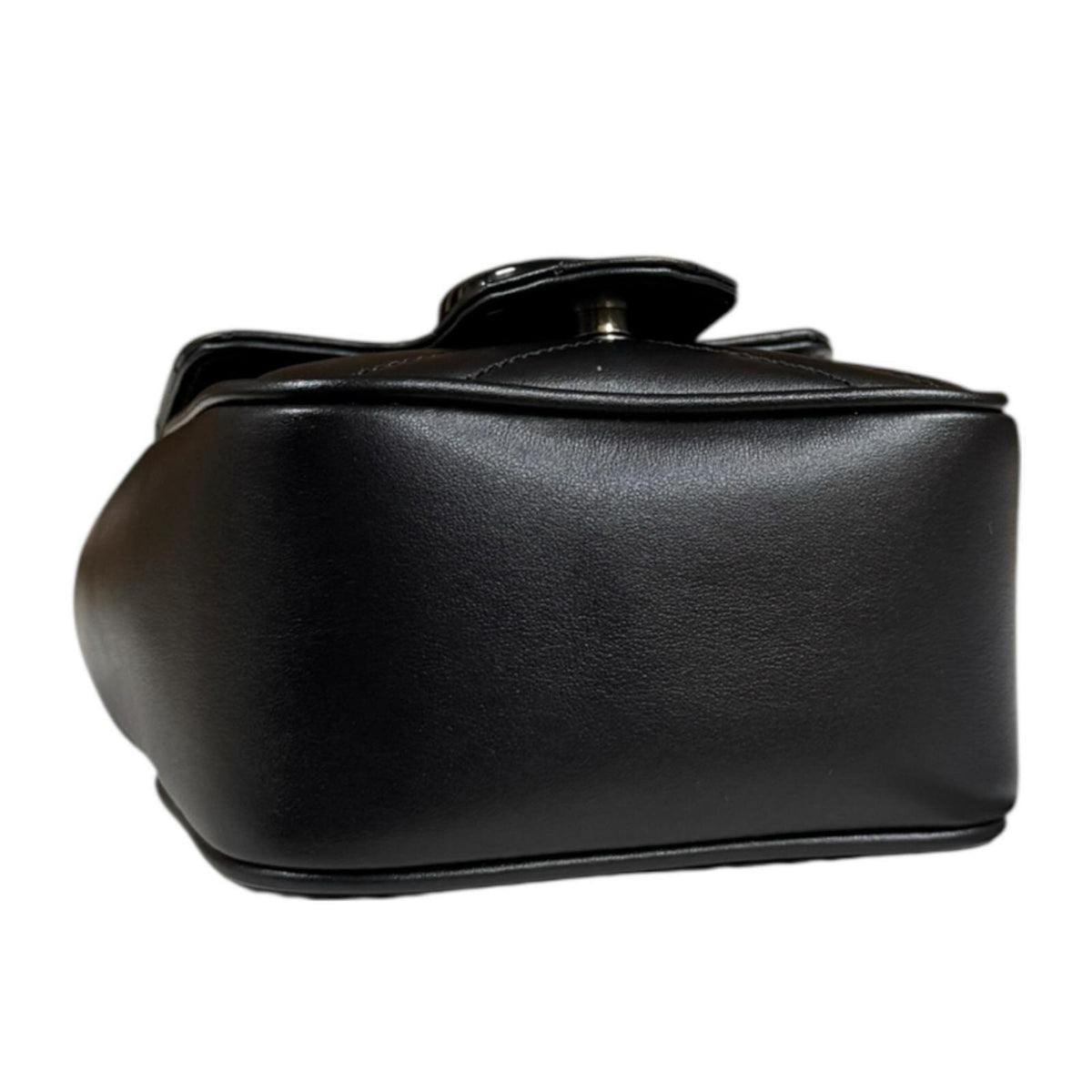 Gucci Black Leather Pochette Shoulder Bag (Pre-Owned)