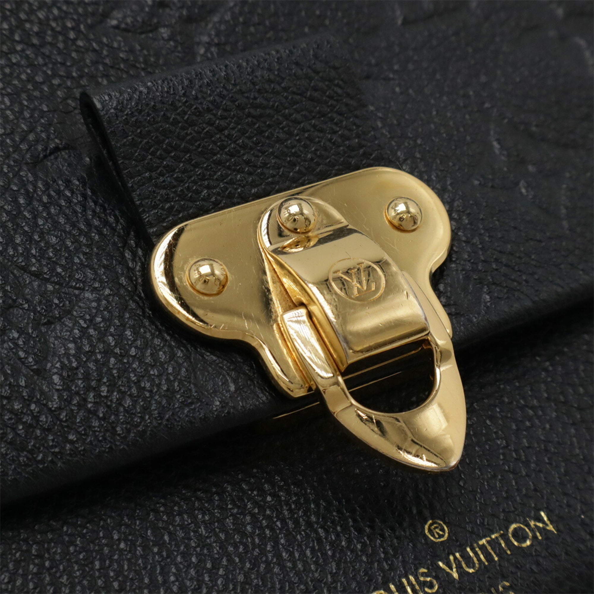 Louis Vuitton Black Noir Monogram Empreinte Shoulder Bag (Pre-Owned)